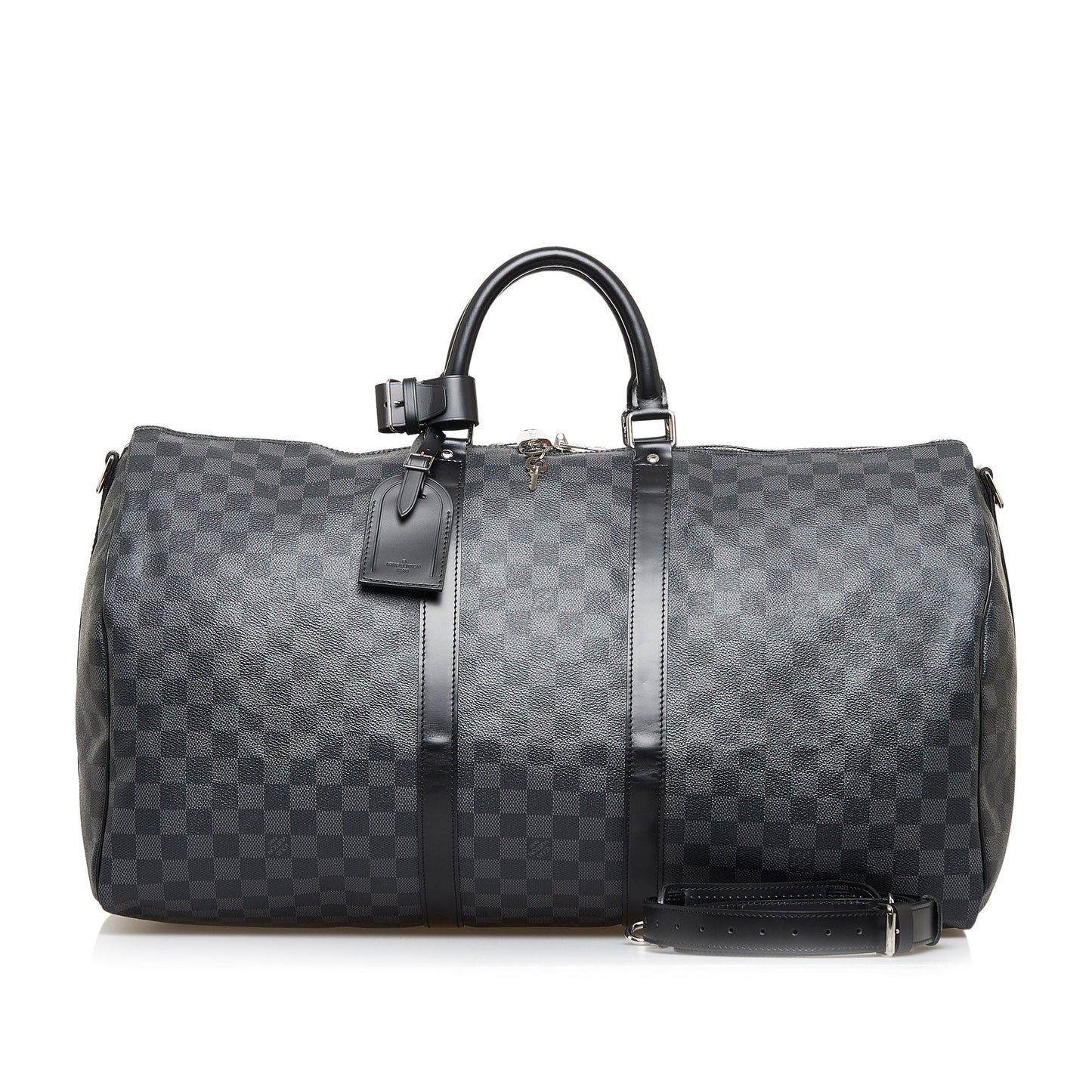 Louis Vuitton Keepall BandouliÃƒÆ’Ã‚Â¨re 55 Damier Graphite Canvas