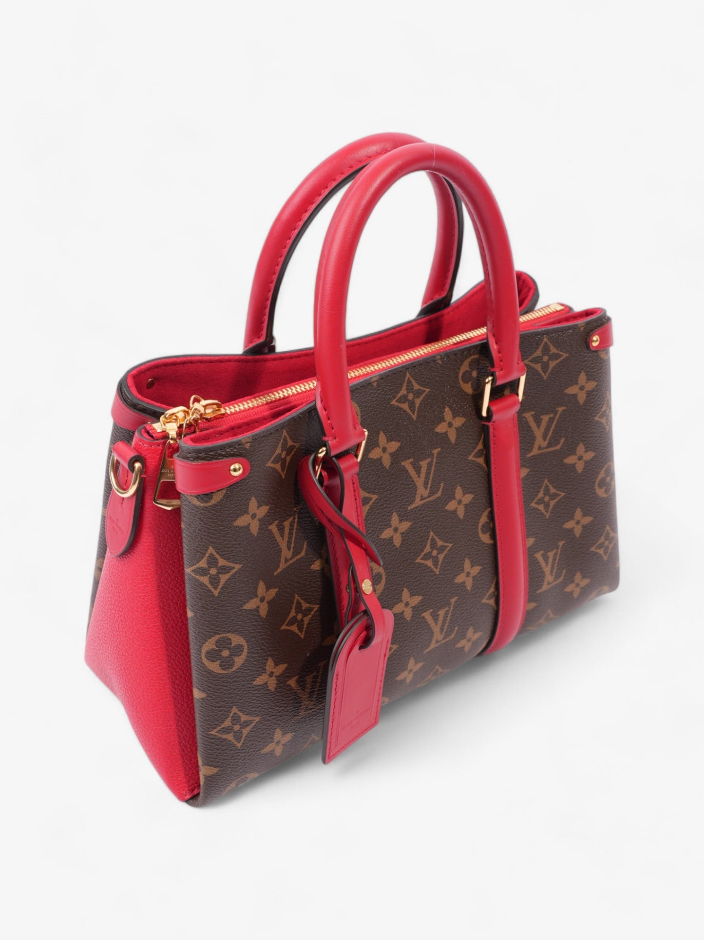 Louis Vuitton Soufflot Monogram / Cherry Coated Canvas BB
