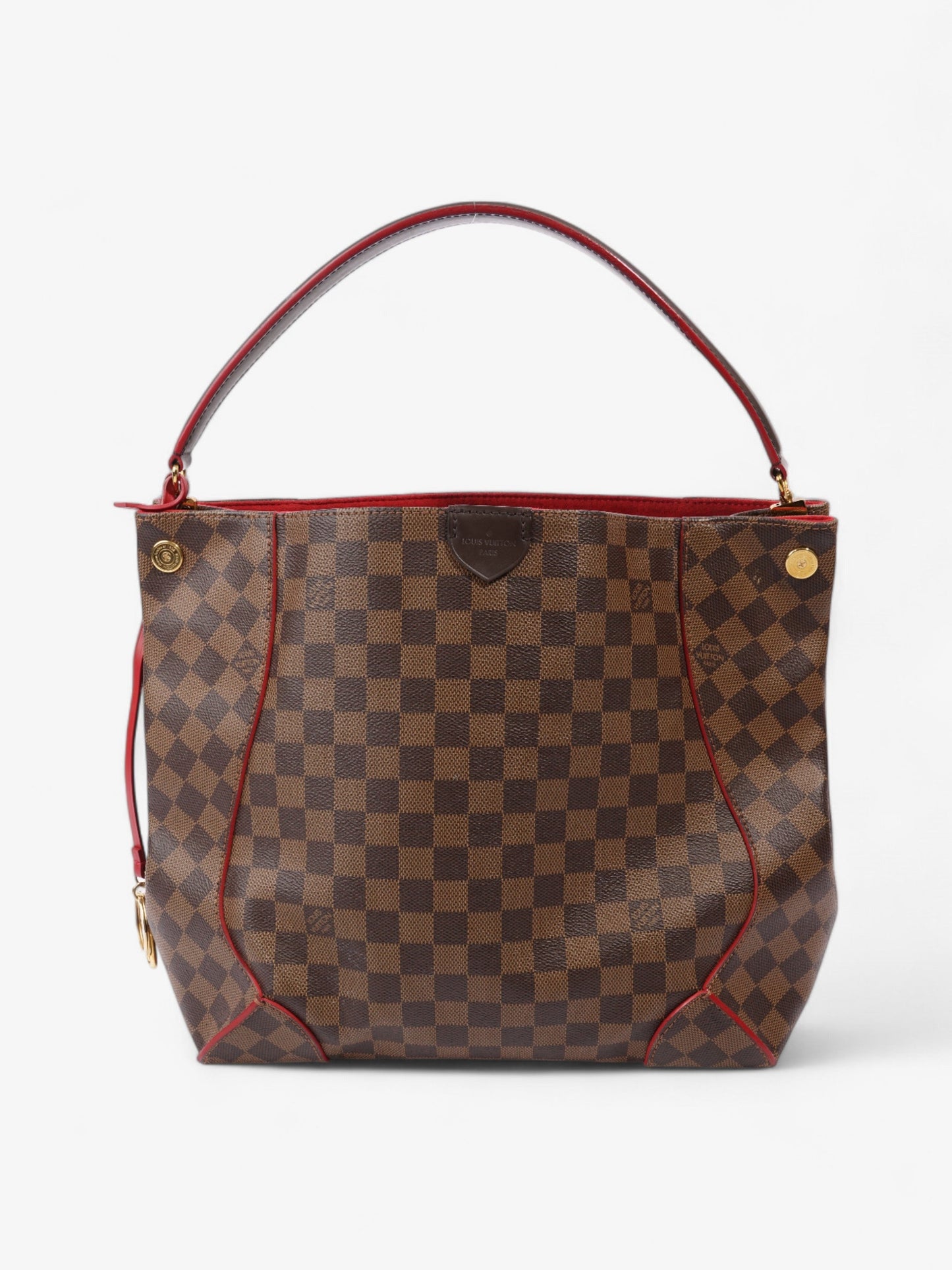 Louis Vuitton Caissa Damier Ebene Coated Canvas