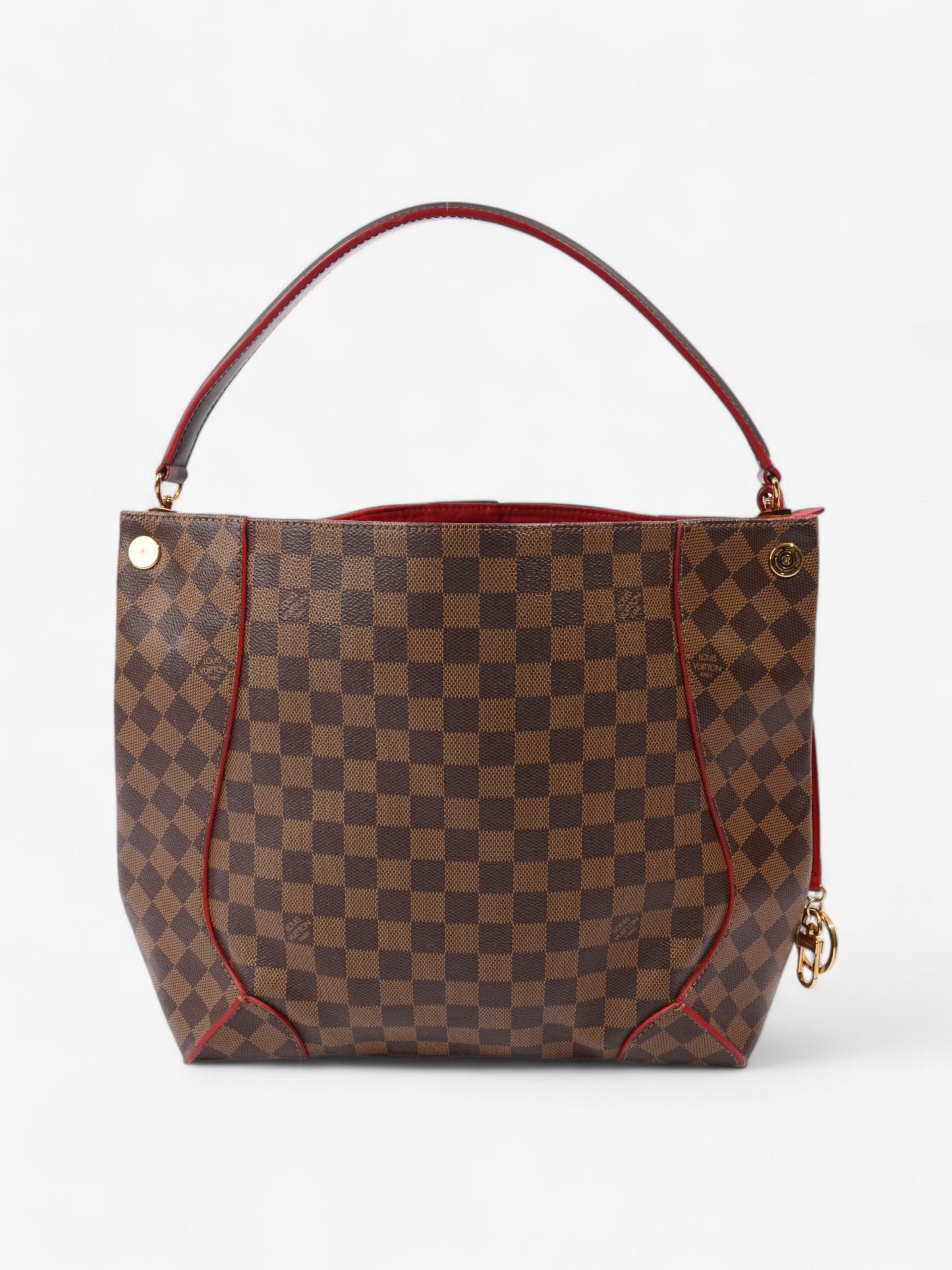 Louis Vuitton Caissa Damier Ebene Coated Canvas
