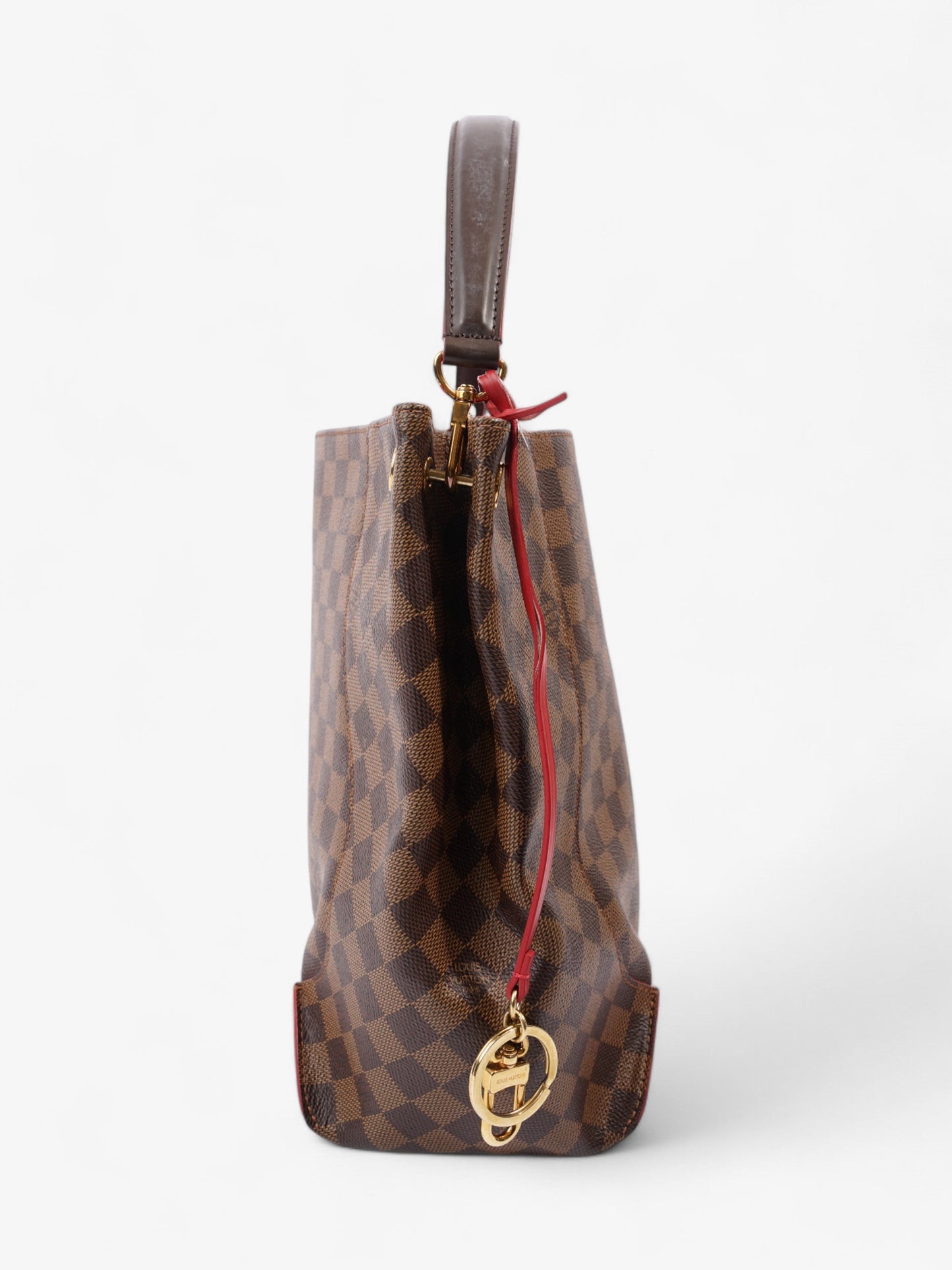 Louis Vuitton Caissa Damier Ebene Coated Canvas