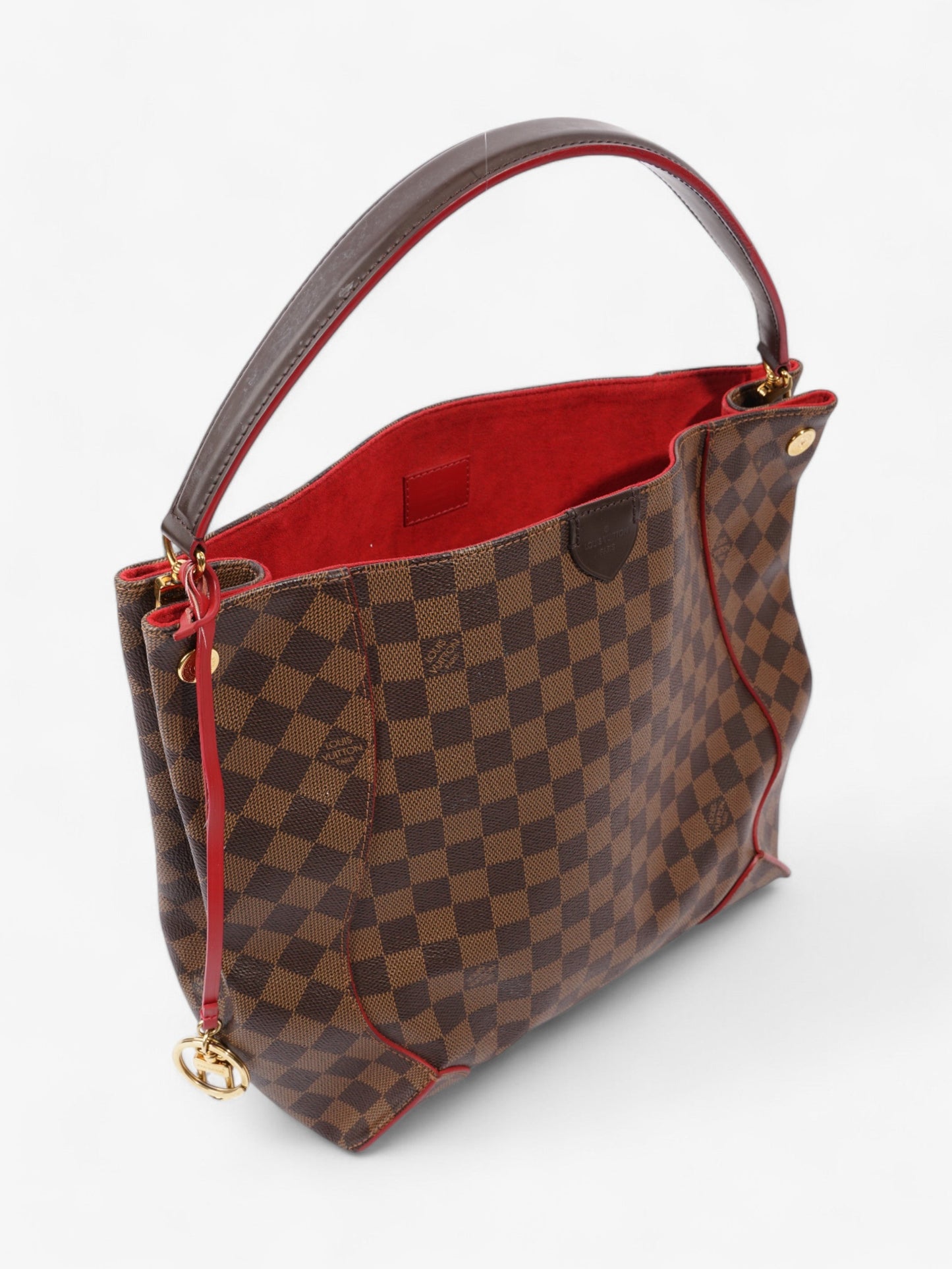 Louis Vuitton Caissa Damier Ebene Coated Canvas