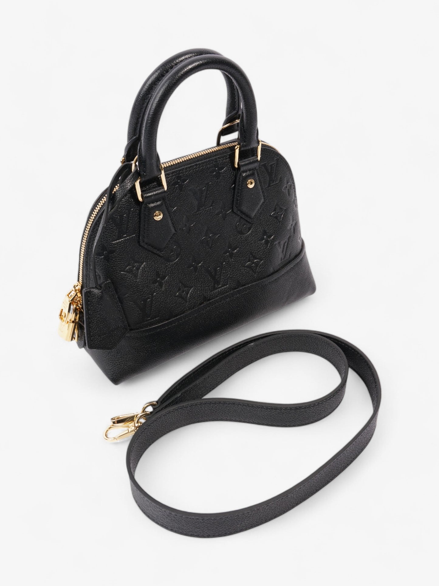 Louis Vuitton Alma Monogram Empreinte / Black Empreinte Leather BB