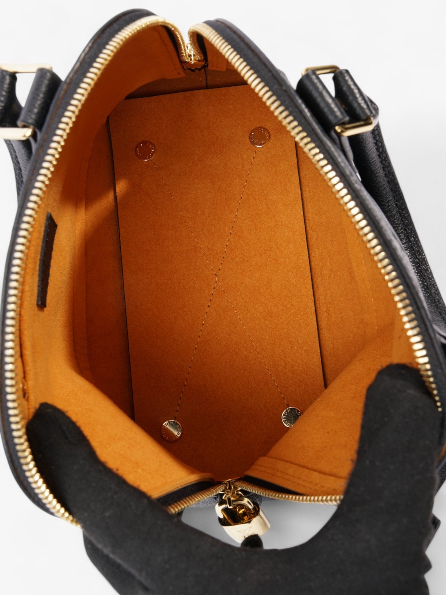Louis Vuitton Alma Monogram Empreinte / Black Empreinte Leather BB
