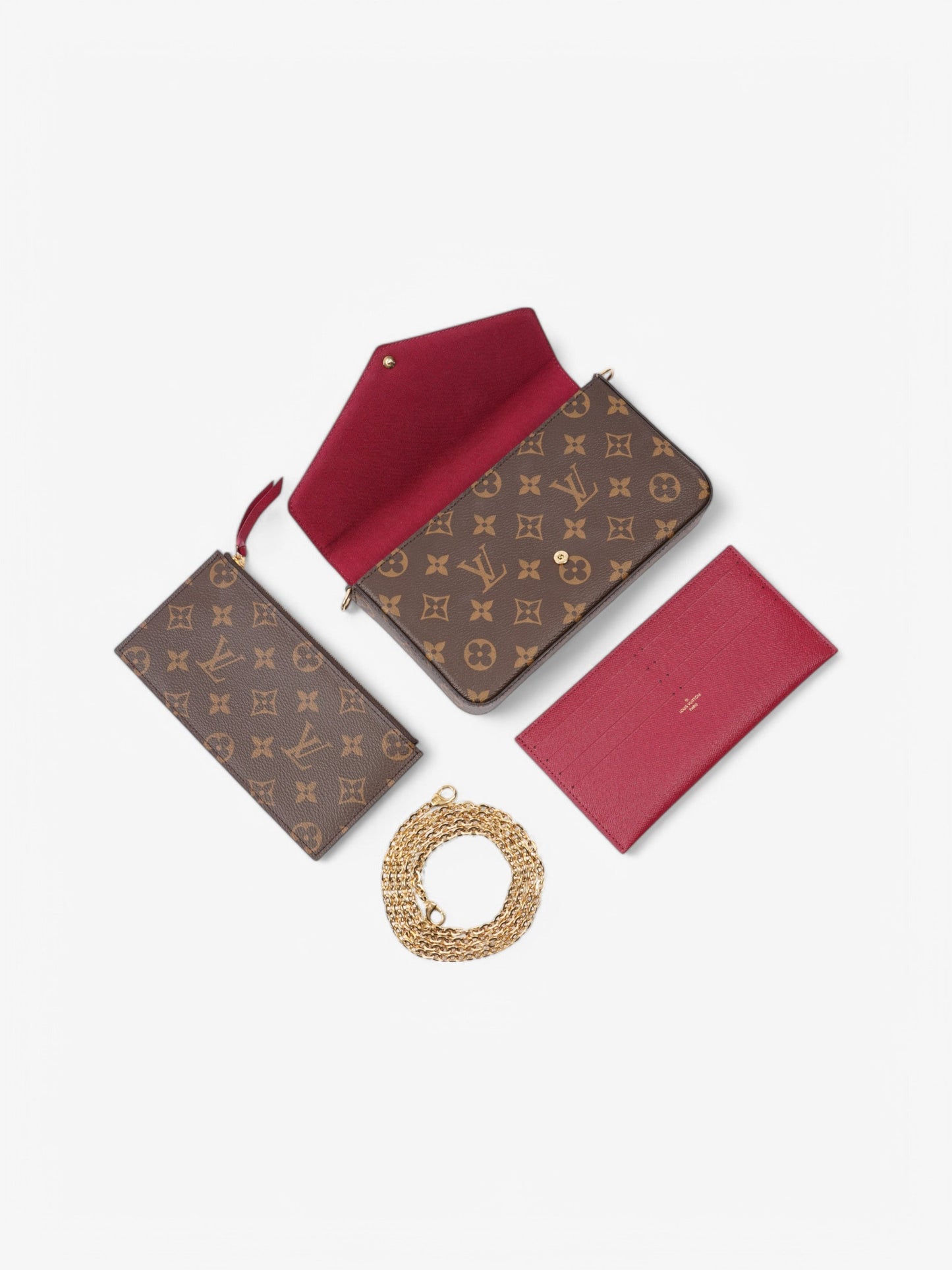 Louis Vuitton Pochette Felicie Monogram Coated Canvas