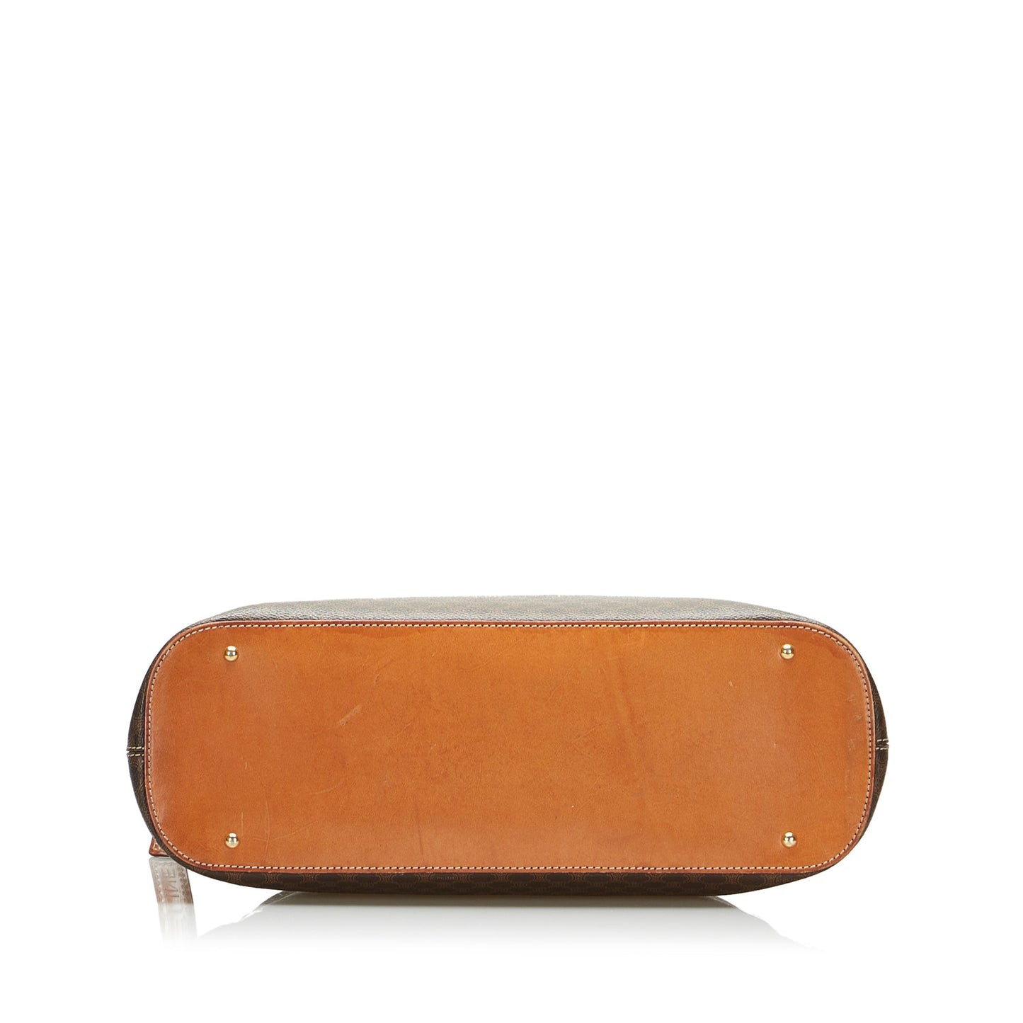 Celine Dome Brown Macadam Canvas
