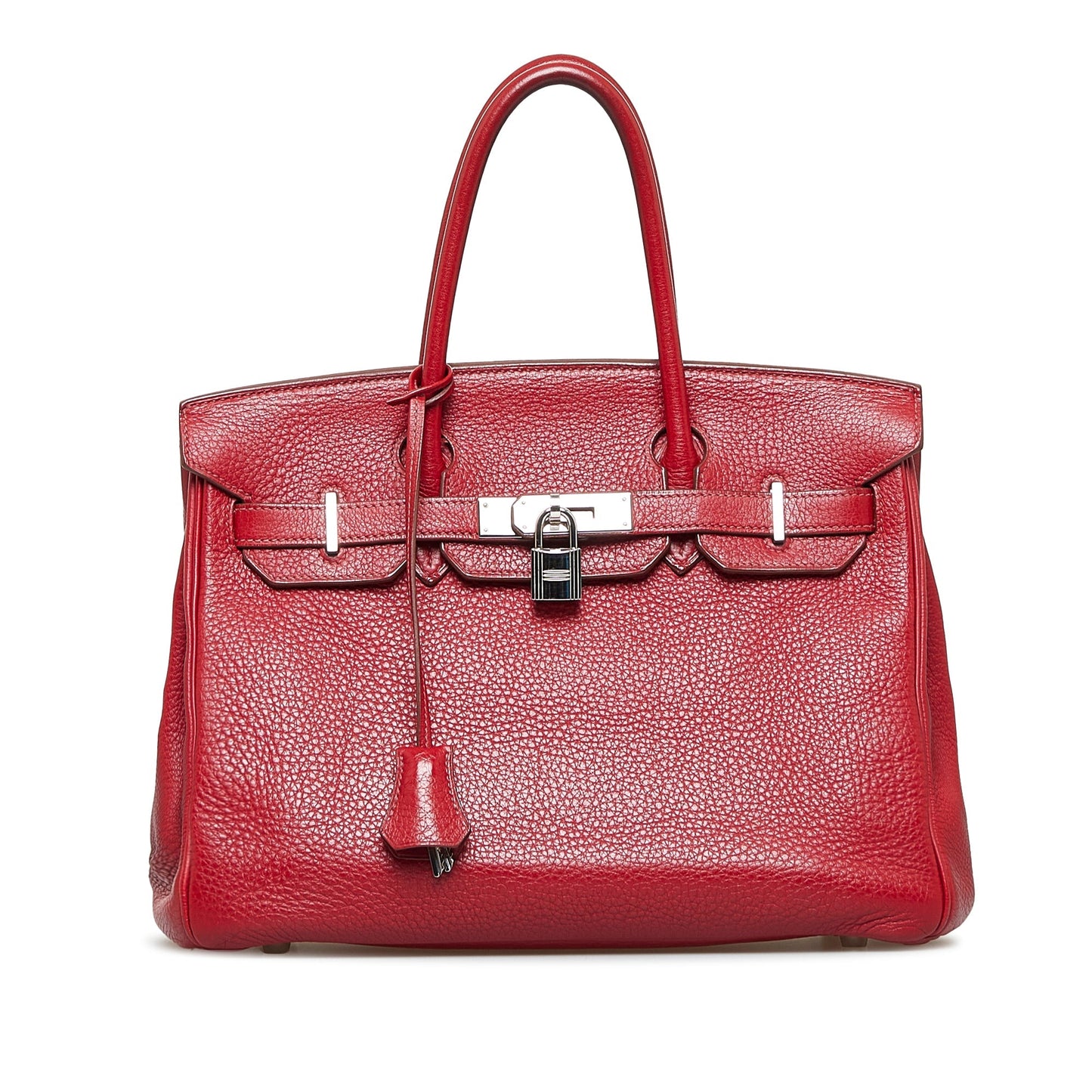 HermÃƒÆ’Ã‚Â¨s Birkin 30 Red Clemence Palladium