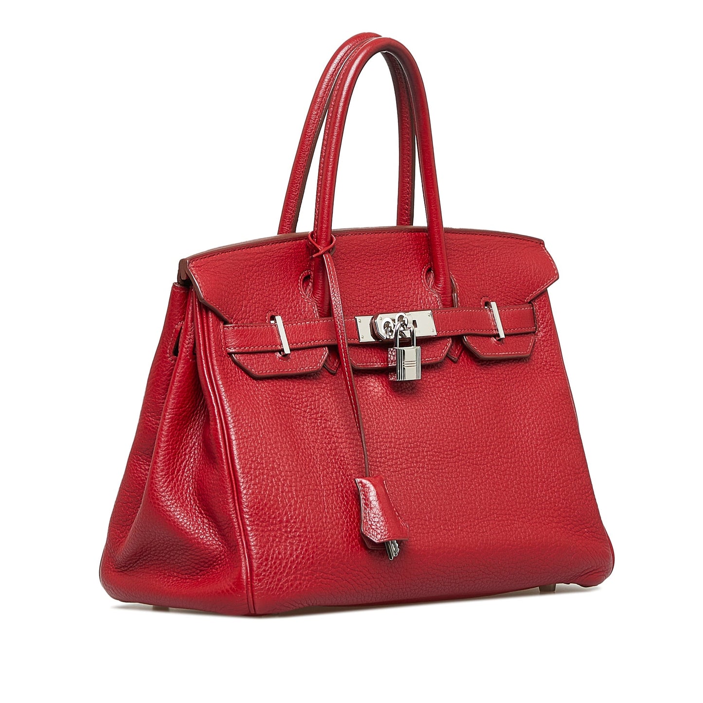HermÃƒÆ’Ã‚Â¨s Birkin 30 Red Clemence Palladium