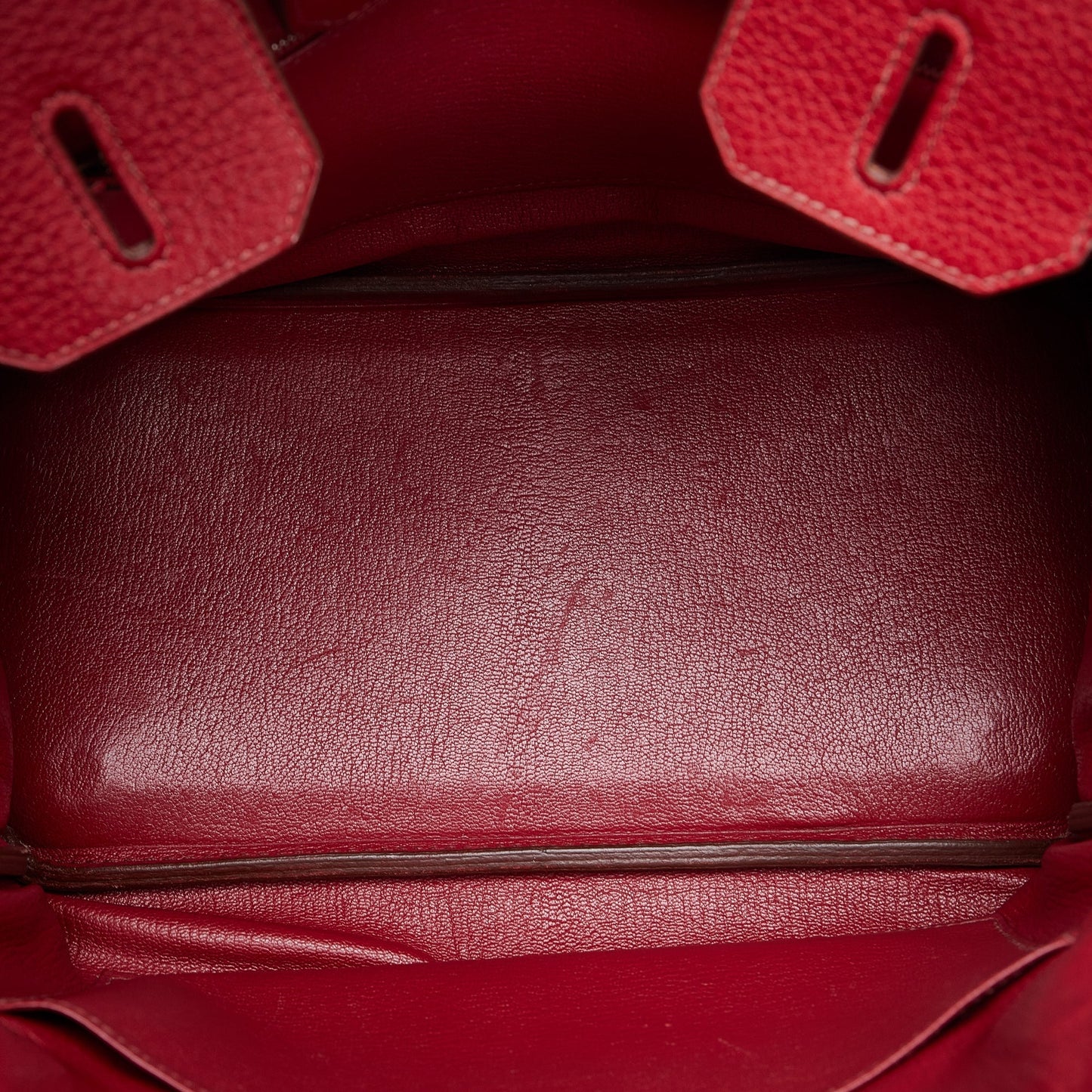 HermÃƒÆ’Ã‚Â¨s Birkin 30 Red Clemence Palladium