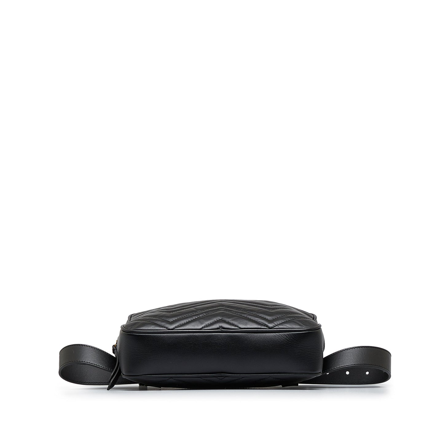 Gucci GG Marmont Square Belt Bag Black MatelassÃƒÆ’Ã‚Â©
