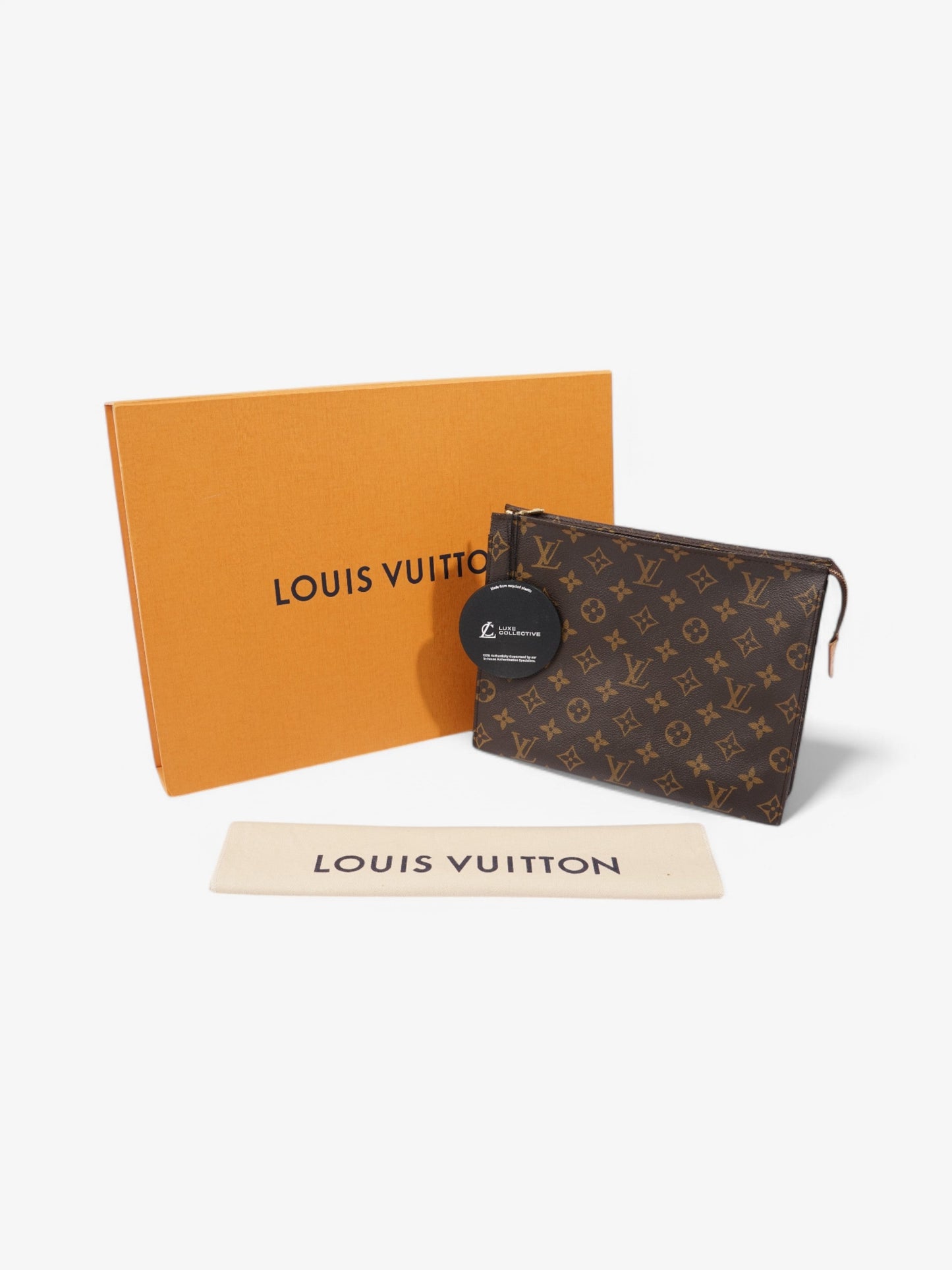 Louis Vuitton Toiletry Pouch Monogram Coated Canvas 26
