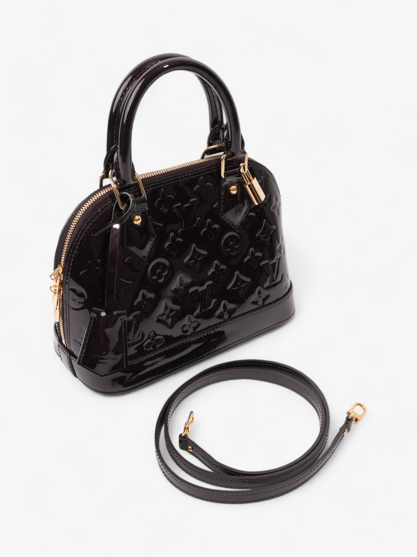 Louis Vuitton Alma Amarante Vernis Leather BB