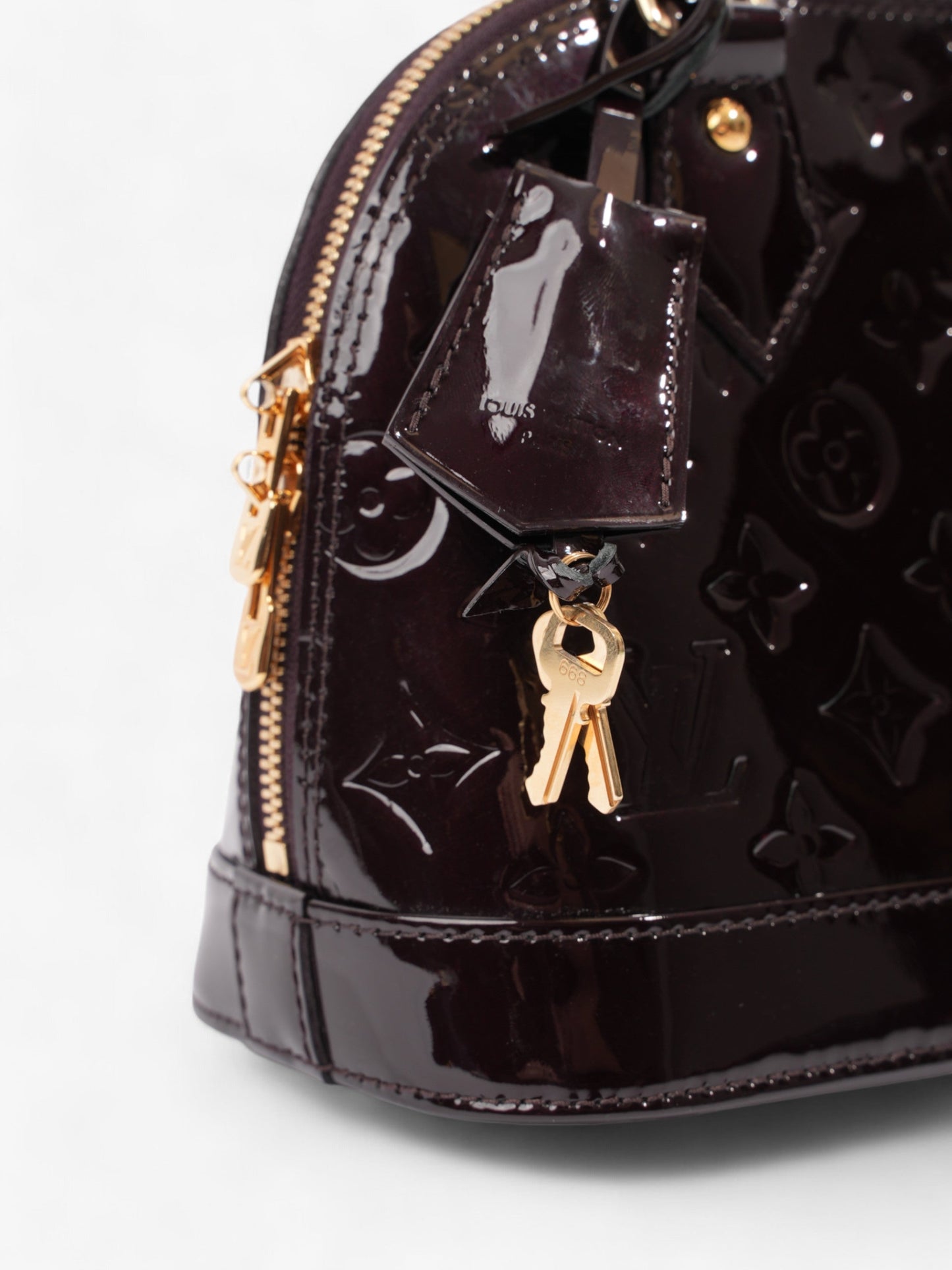 Louis Vuitton Alma Amarante Vernis Leather BB