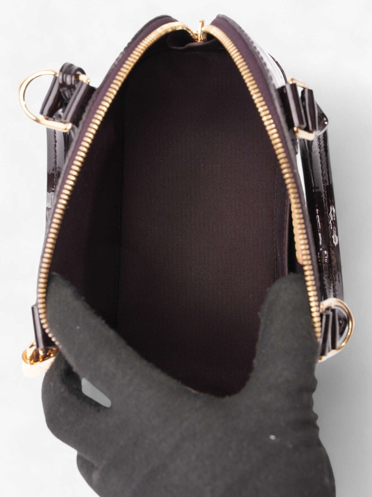 Louis Vuitton Alma Amarante Vernis Leather BB