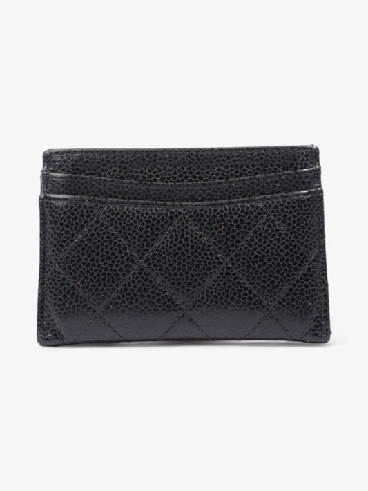 Chanel Classic Card Holder Black Caviar Leather