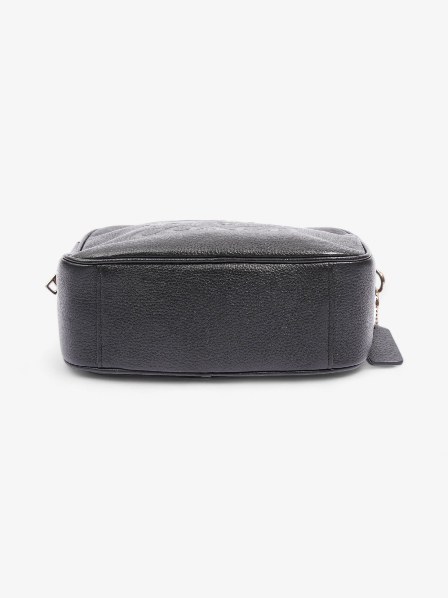 Coach Jes Carriage Logo Black Leather