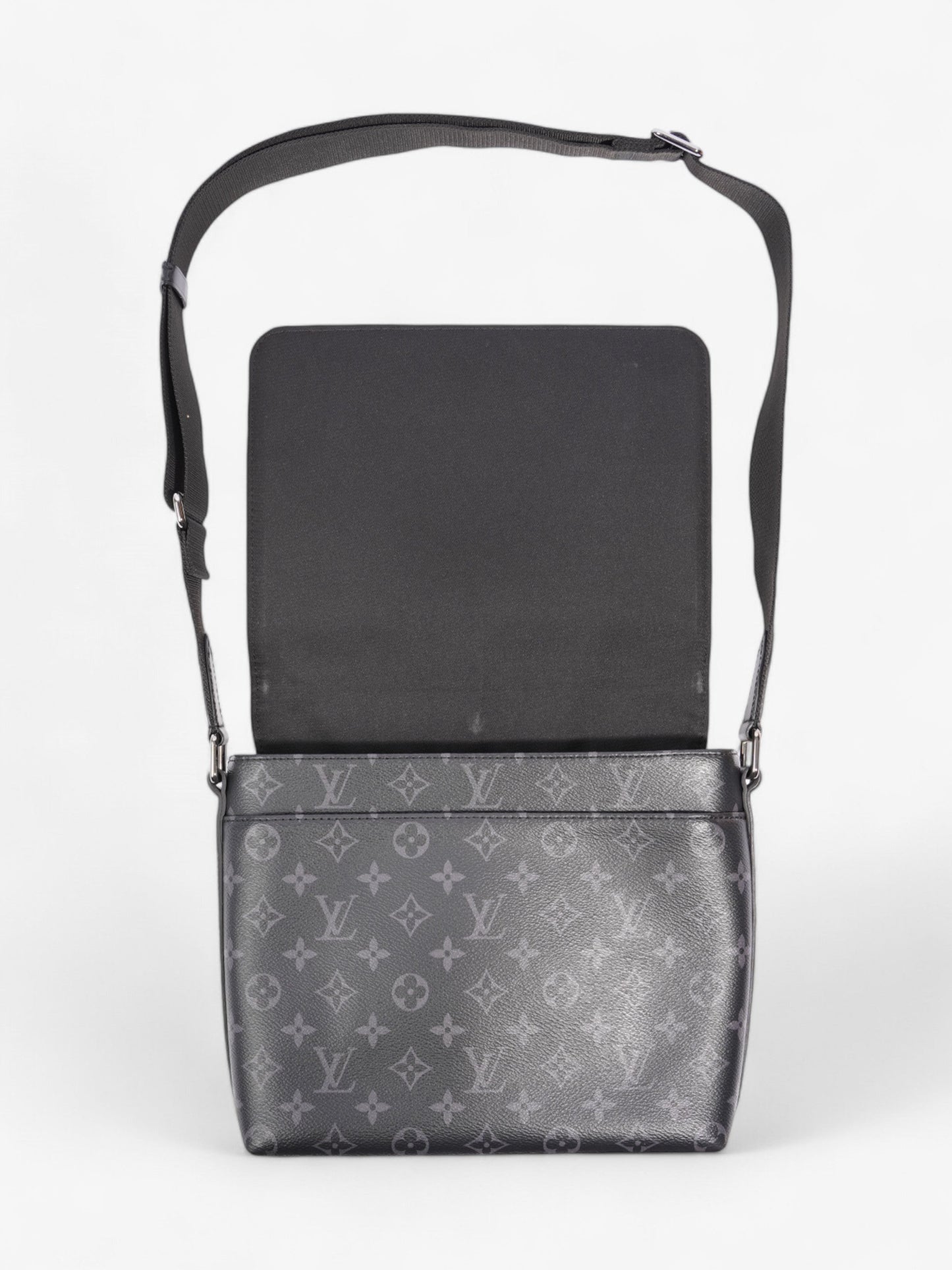Louis Vuitton District Messenger Bag Monogram Eclipse Coated Canvas PM