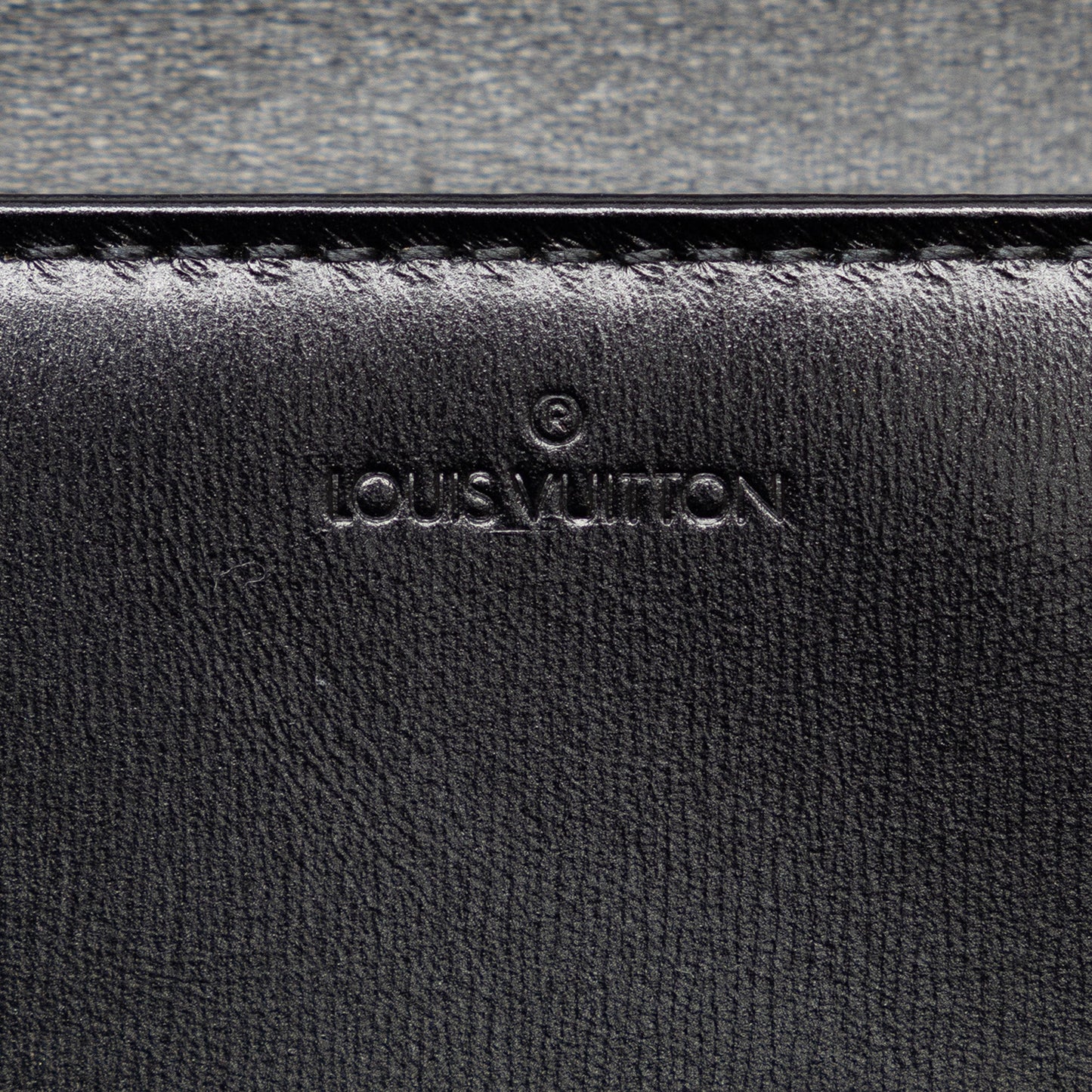Black Louis Vuitton Opera Aegean Clutch