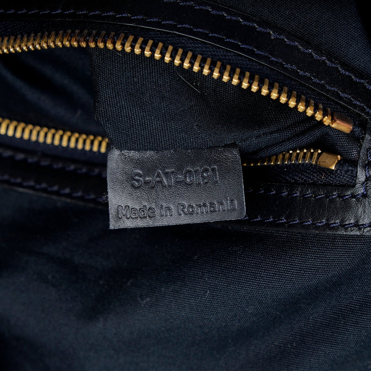 Black Celine Leather Tote Bag