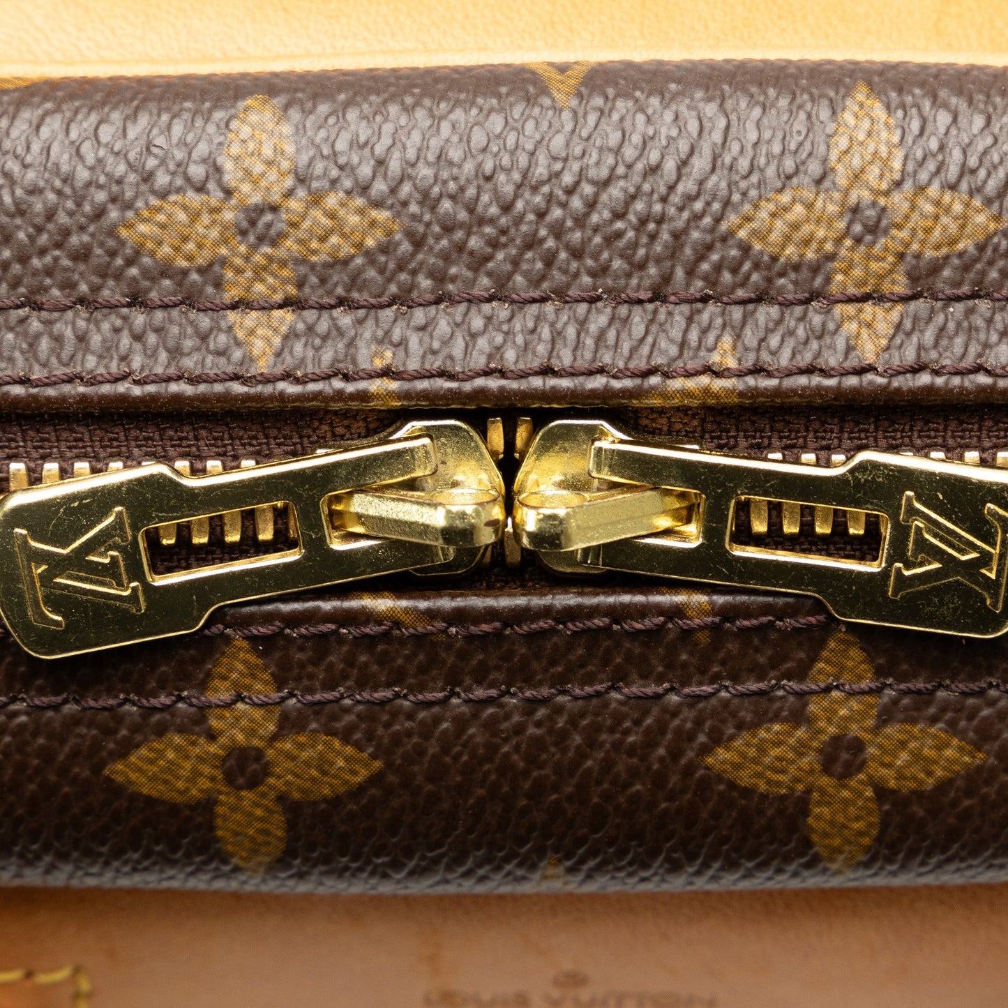 Brown Louis Vuitton Monogram Trouville Handbag