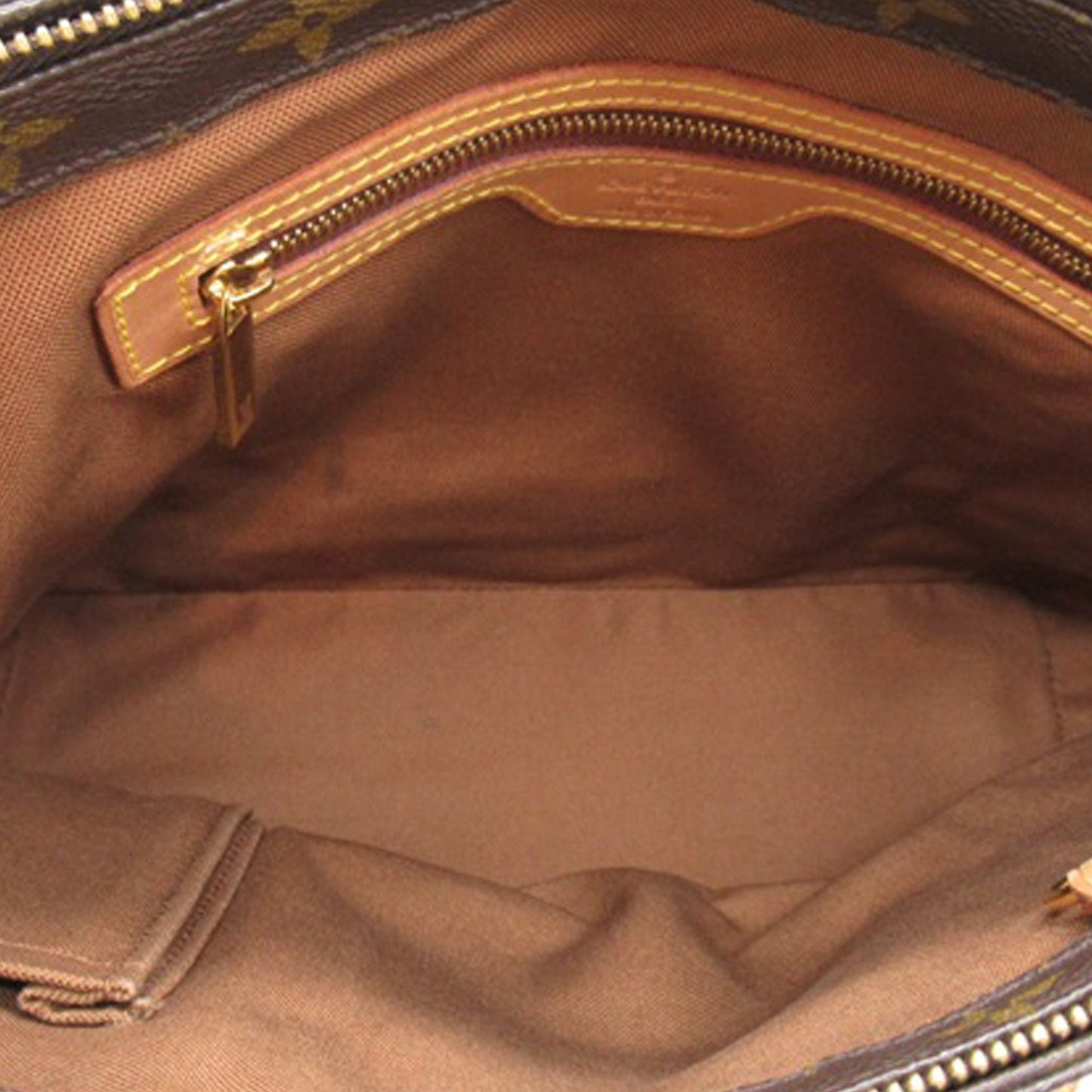 Brown Louis Vuitton Monogram Cabas Piano Tote Bag
