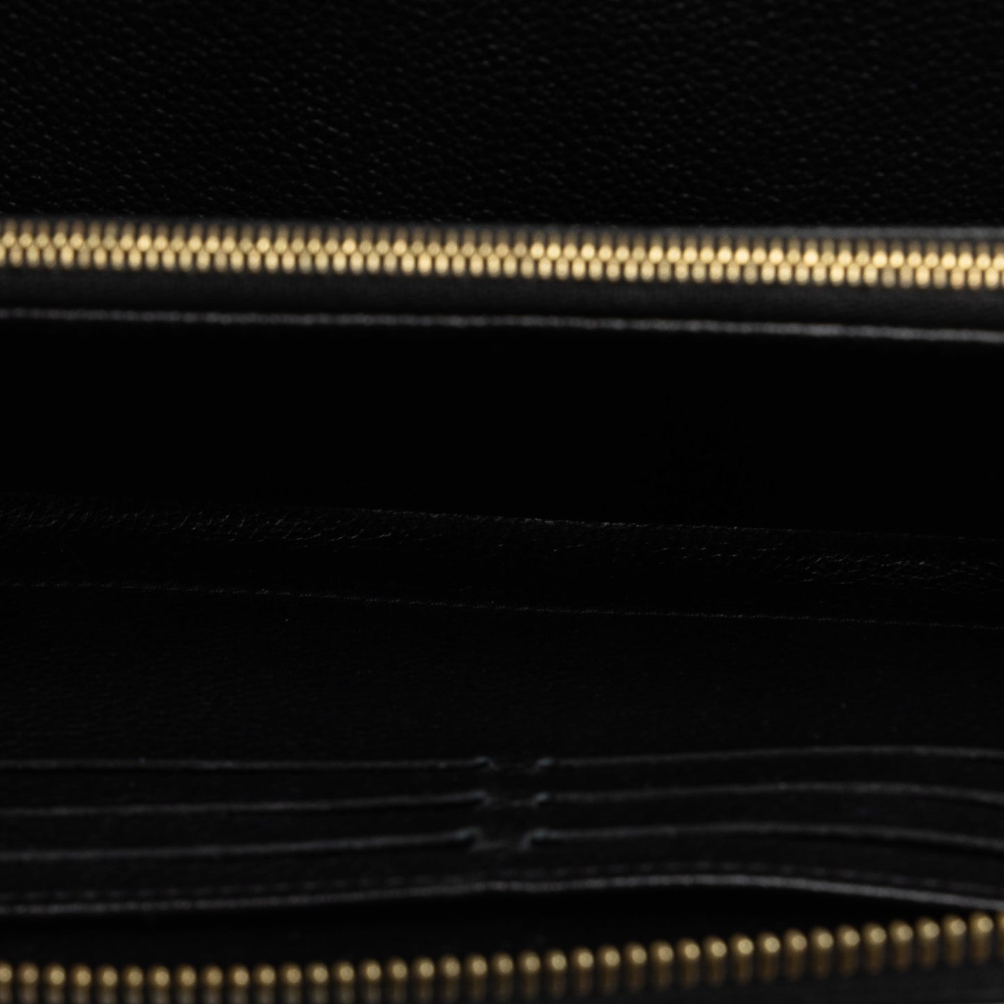 Black Louis Vuitton Monogram Empreinte Zippy Wallet