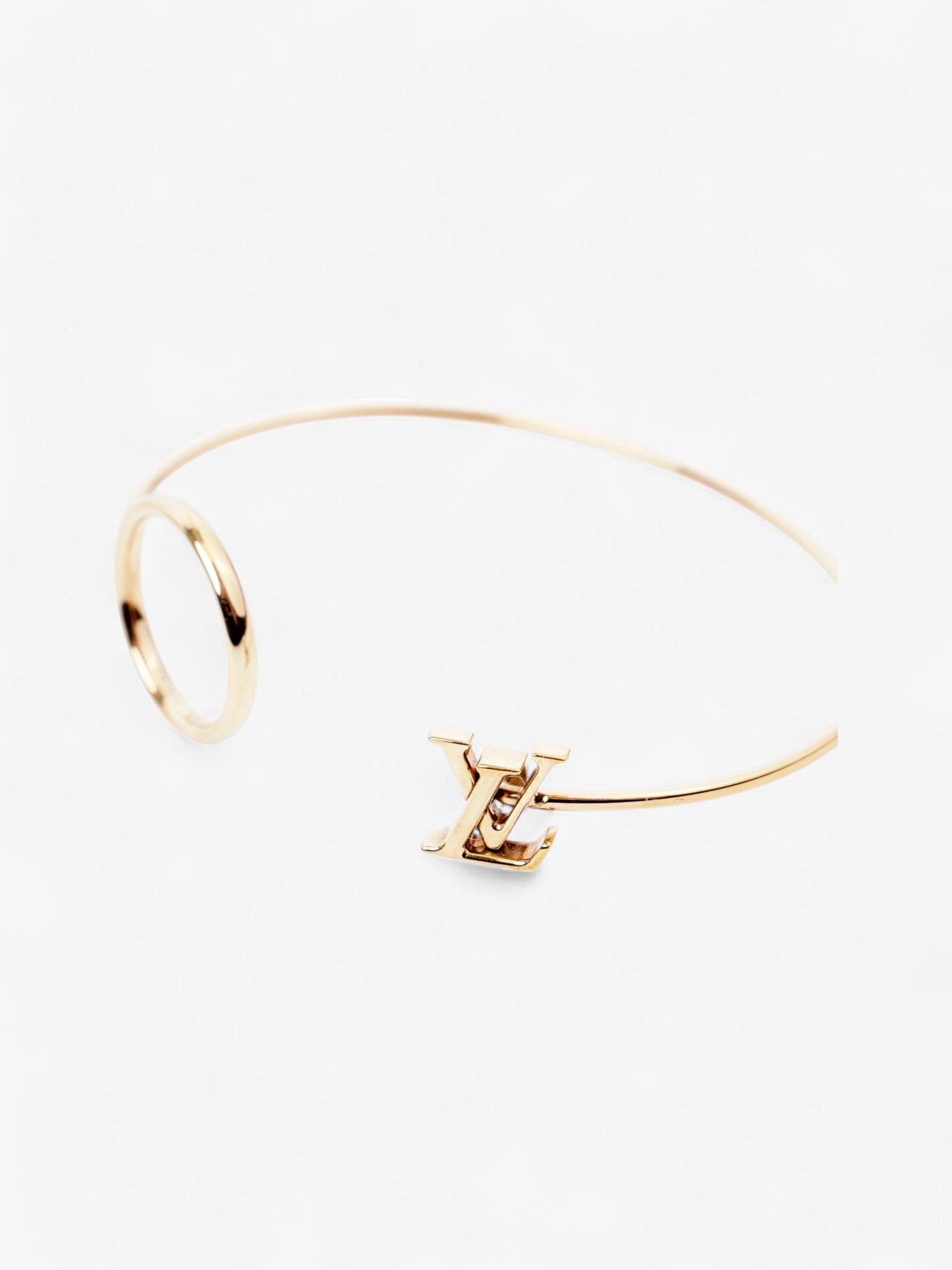 Louis Vuitton Eclipse Bangle Gold Base Metal Small