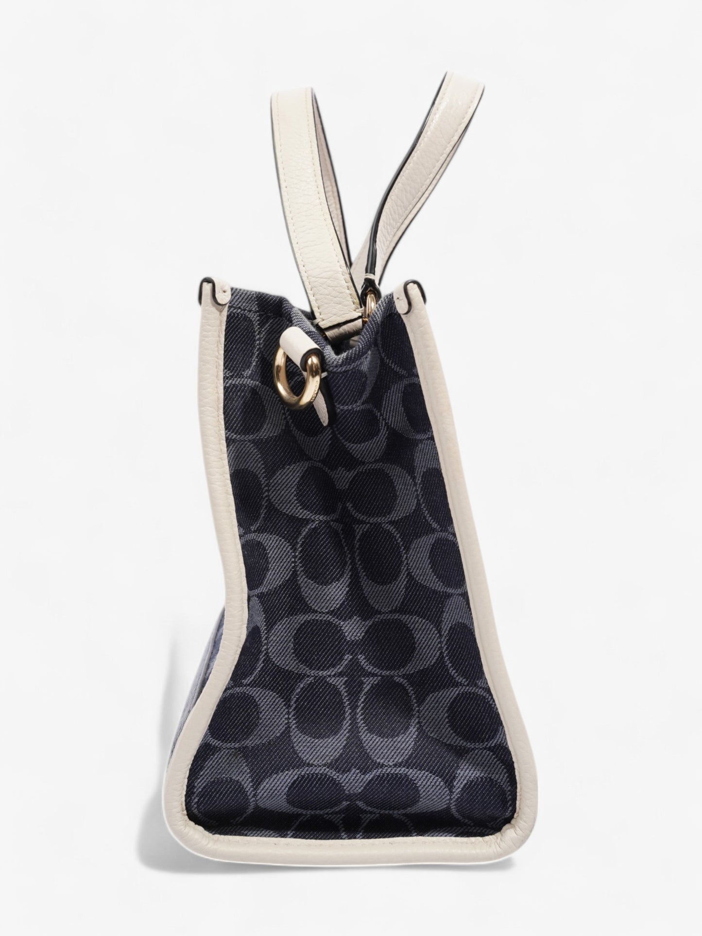 Coach Dempsey Carryall Denim / White Denim