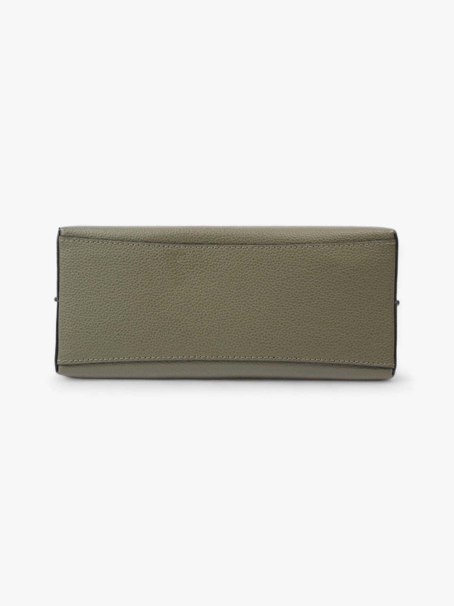 Coach Mollie Tote Bag 25 Olive Green Leather