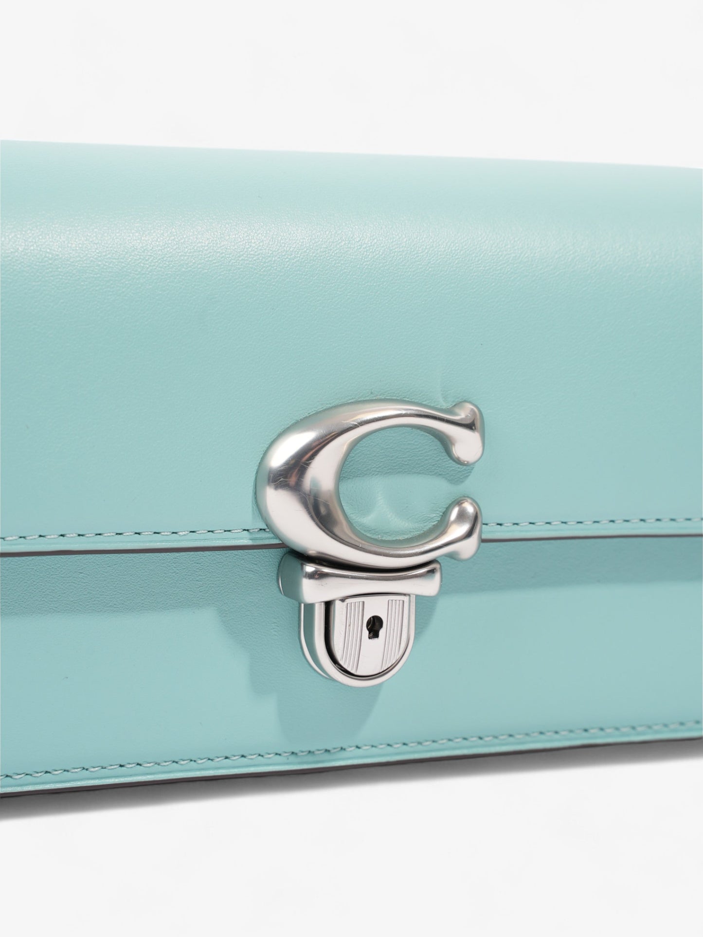 Coach Studio Baguette Turquoise Blue  Leather