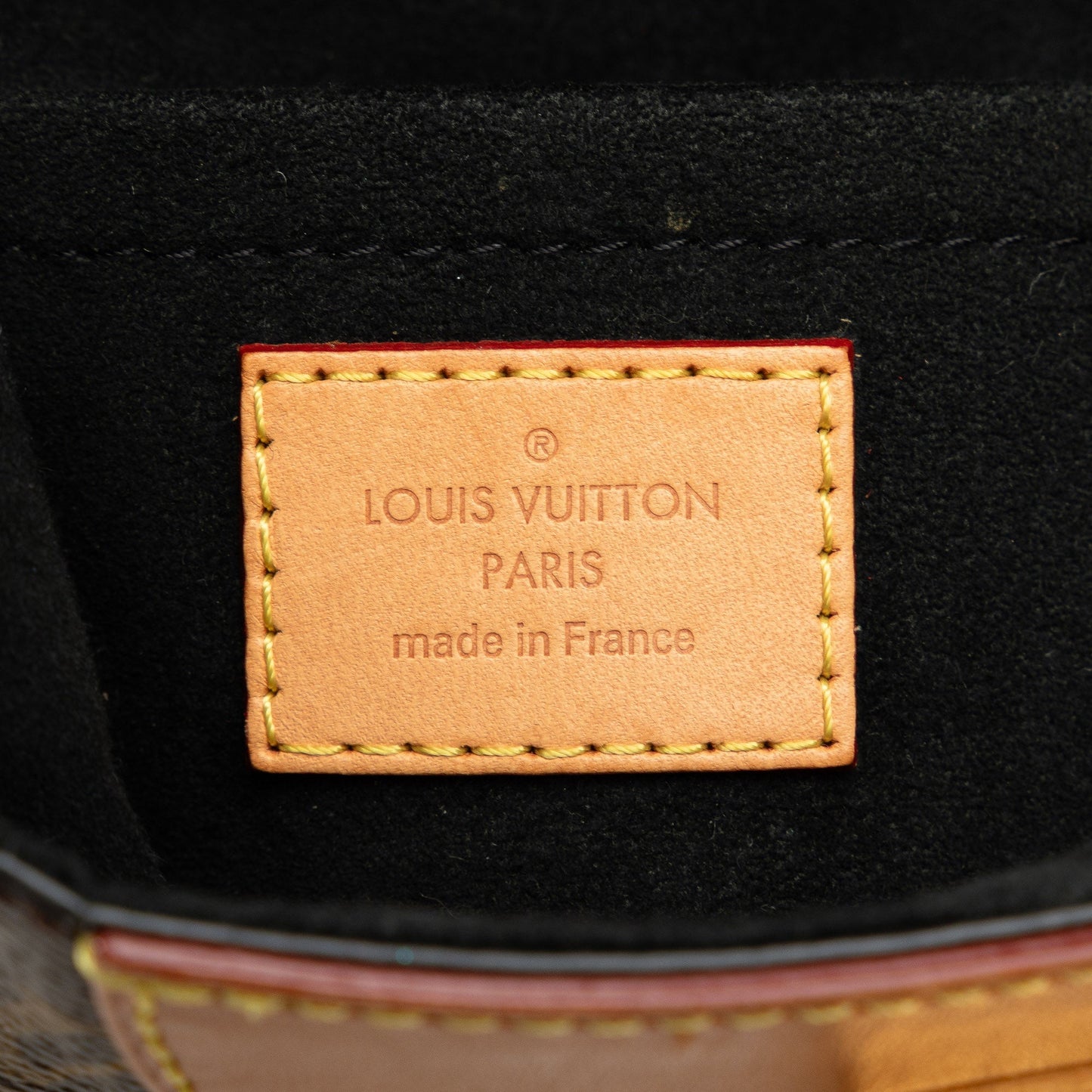 Brown Louis Vuitton Monogram Duffle Bucket Bag