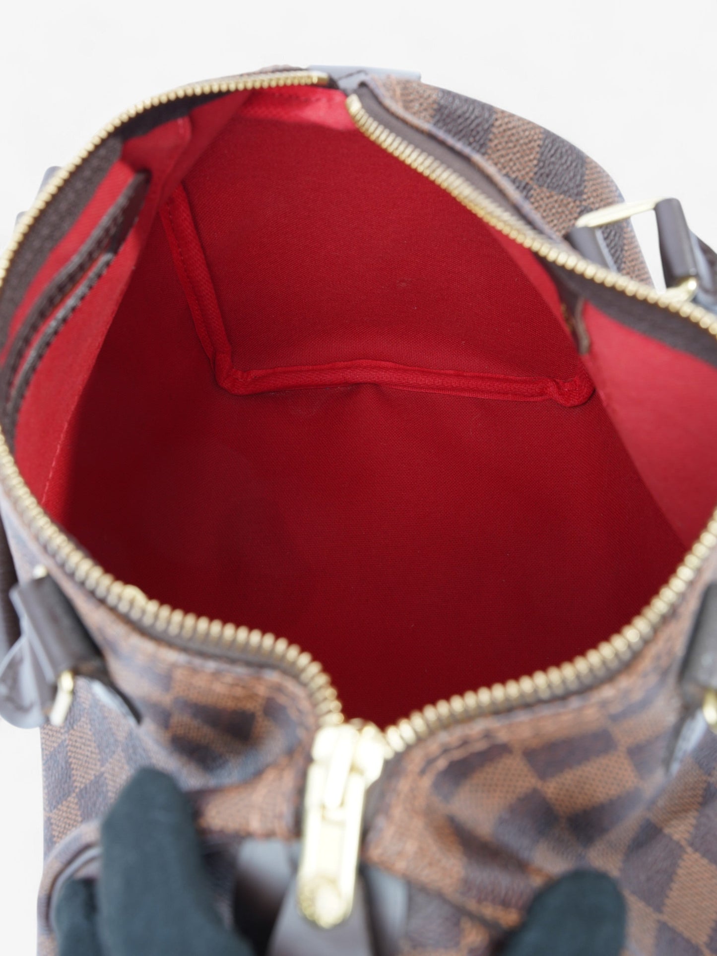 Louis Vuitton Speedy Damier Ebene Coated Canvas 25