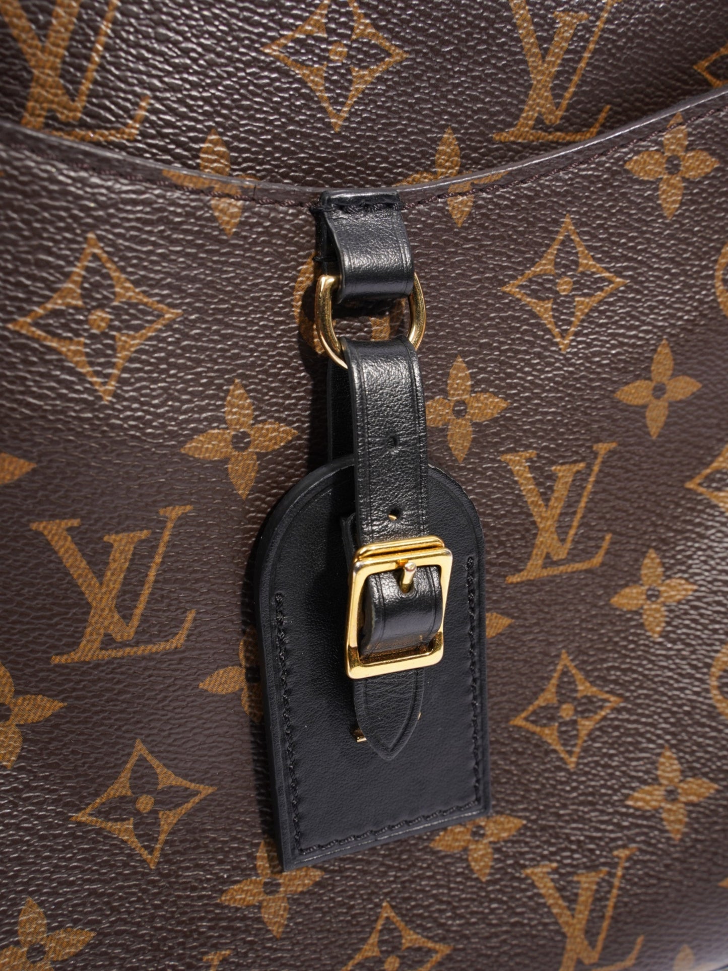 Louis Vuitton Odeon Monogram / Black Coated Canvas PM