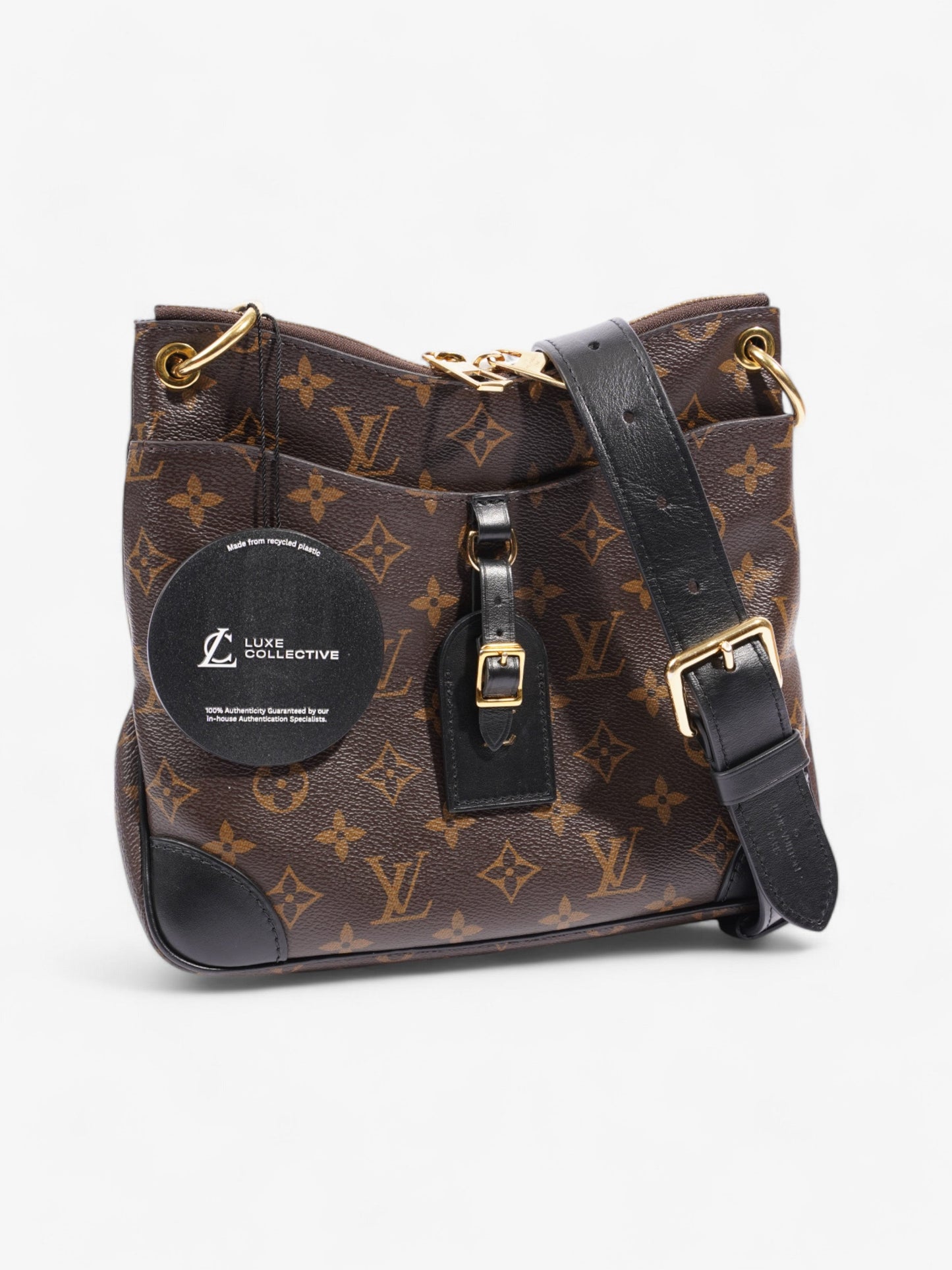 Louis Vuitton Odeon Monogram / Black Coated Canvas PM