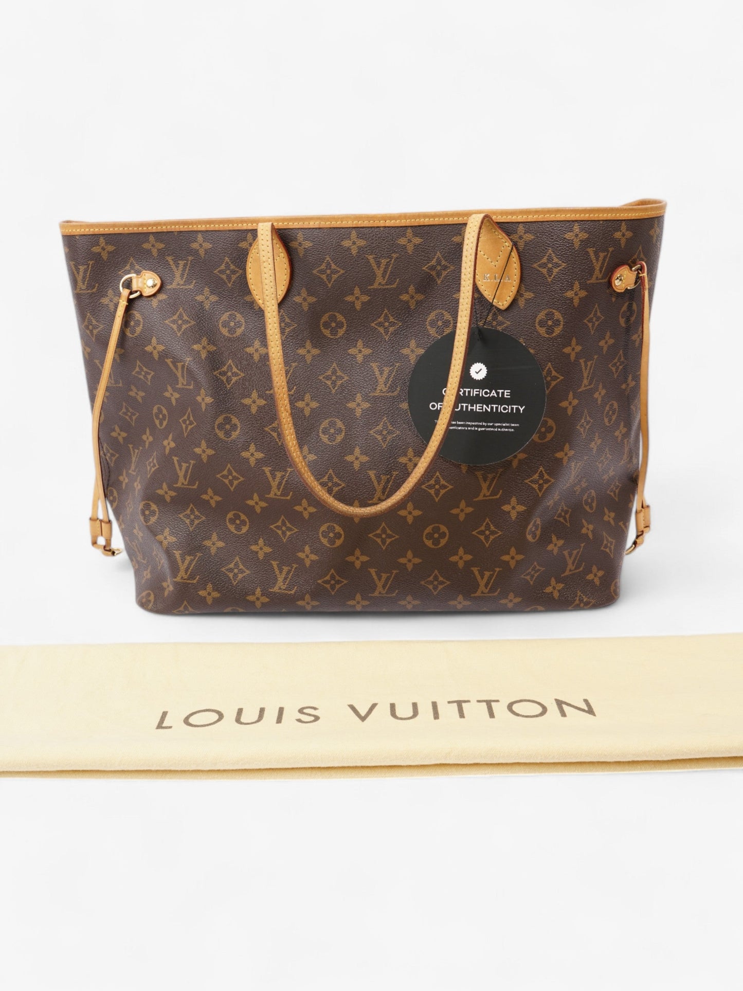 Louis Vuitton Never full GM Monogram / Brown Coated Canvas