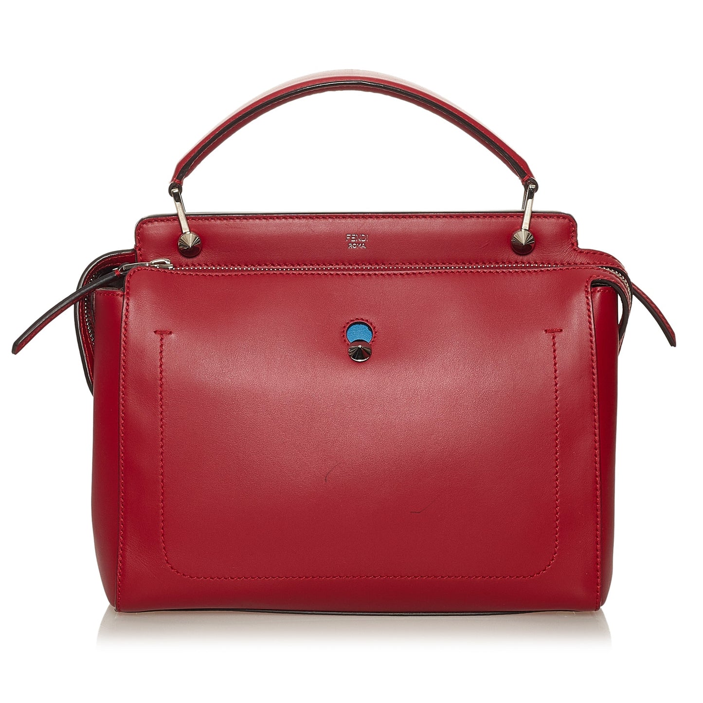 Fendi DotCom Handbag Large Red