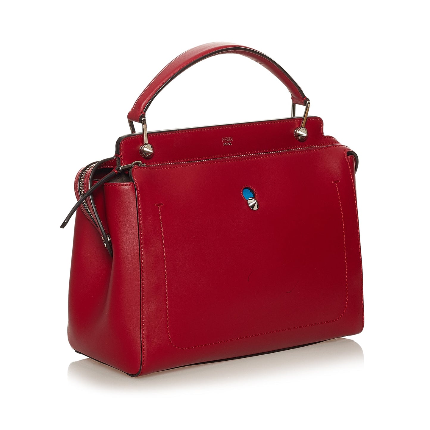 Fendi DotCom Handbag Large Red