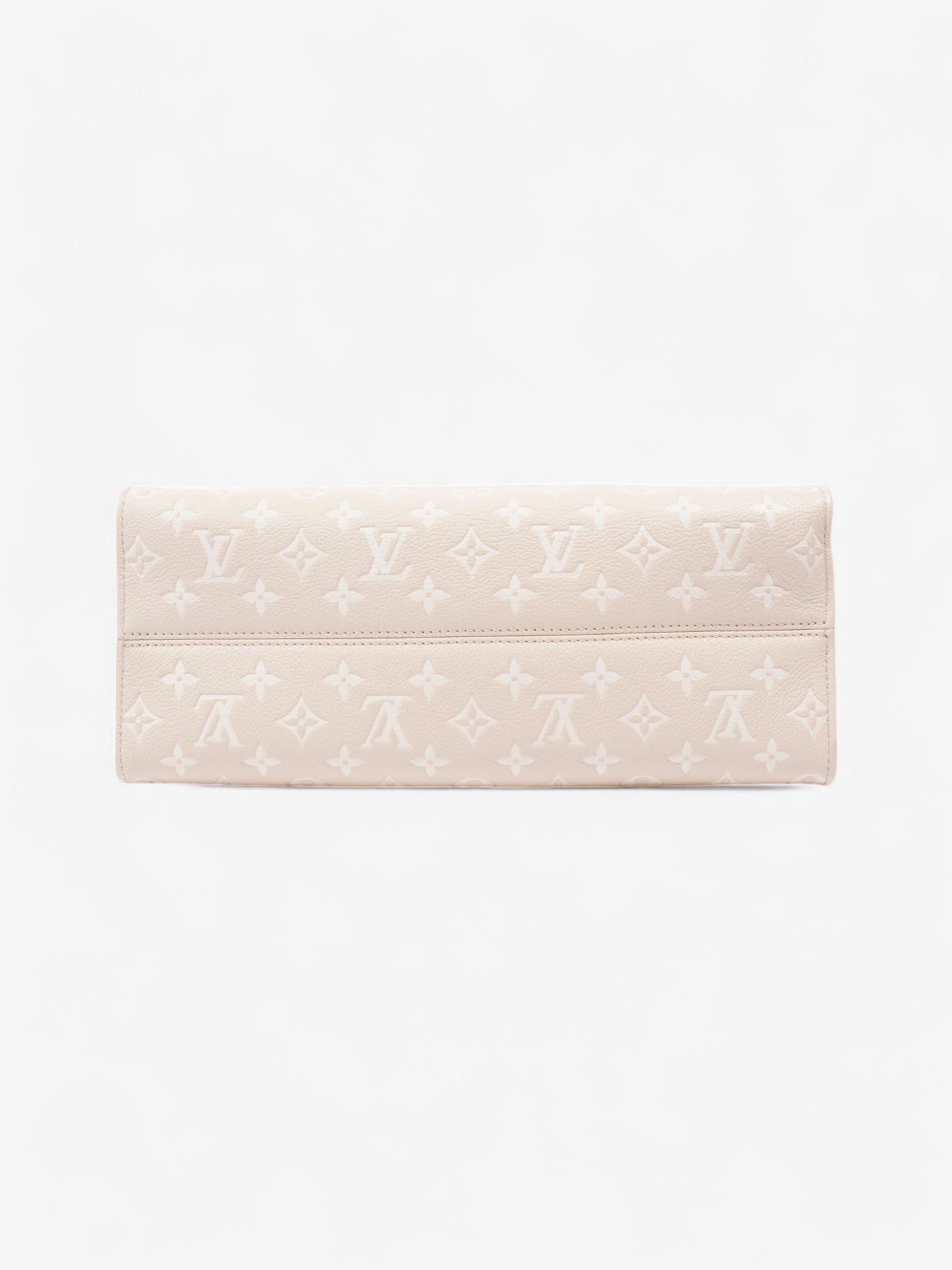 Louis Vuitton OnTheGo Rose Beige  / Monogram Empriente / Yellow Empreinte Leather MM