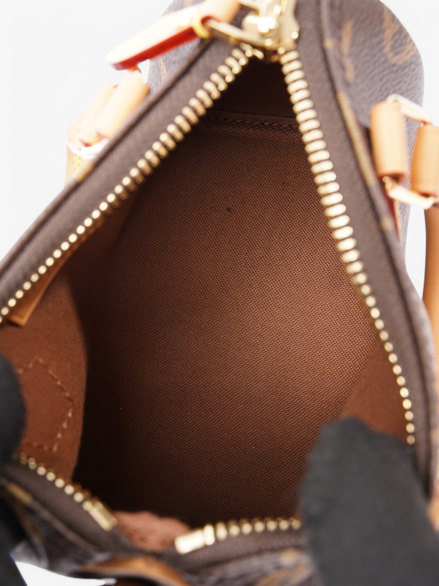 Louis Vuitton Speedy Bandouliere Monogram Coated Canvas Nano