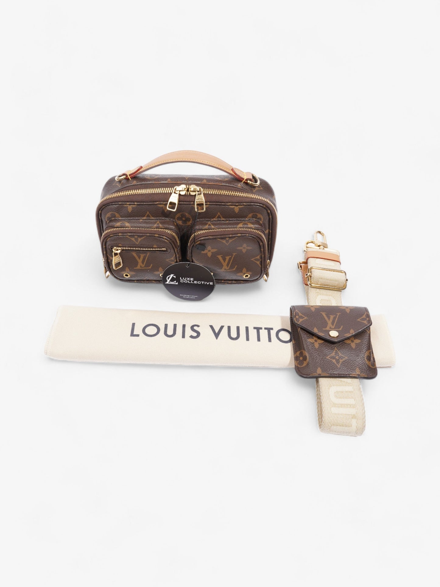 Louis Vuitton Utility Bag Monogram Coated Canvas