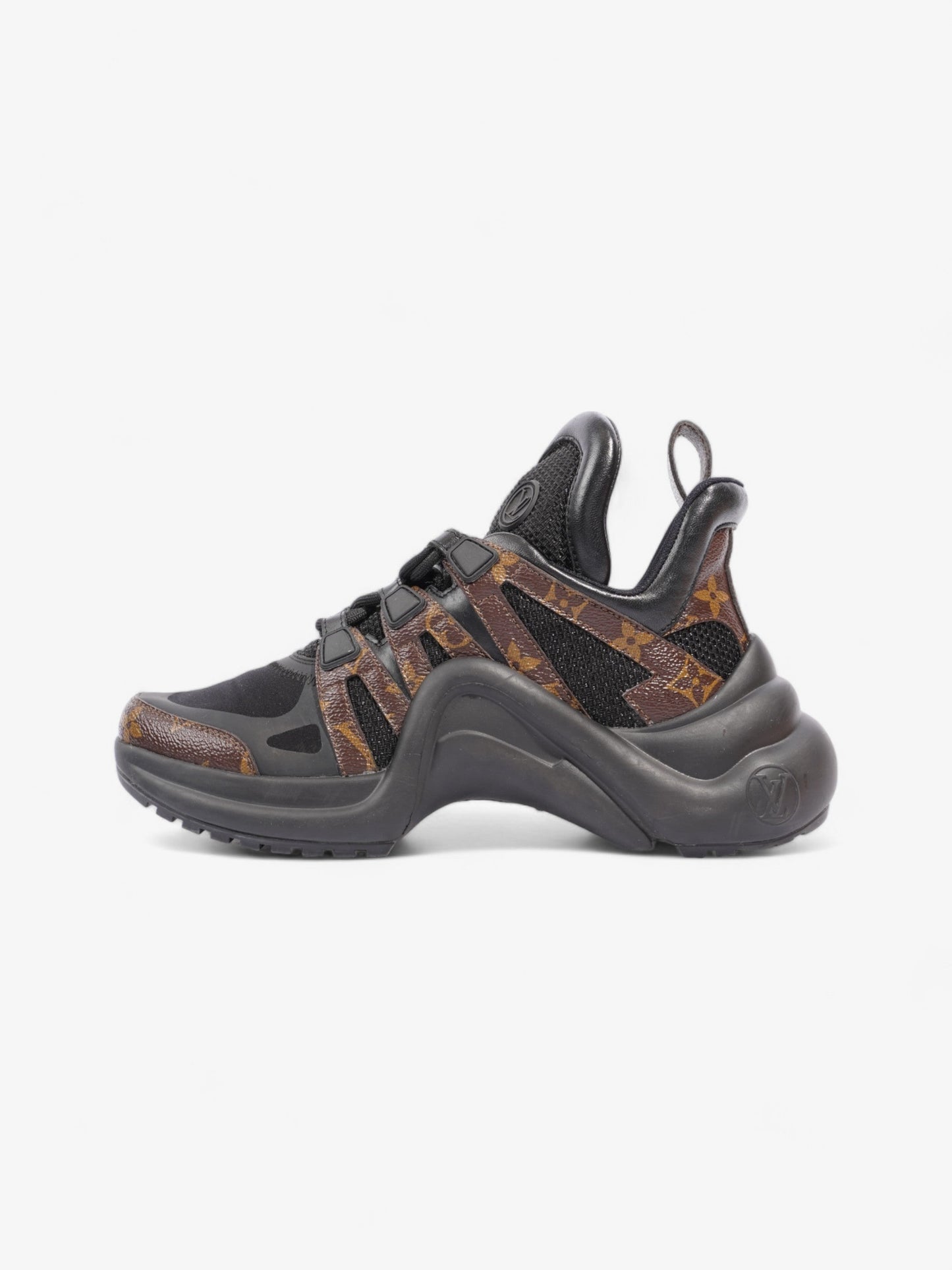 Louis Vuitton Archlight Sneakers Black / Brown Monogram Coated Canvas EU 37 UK 4