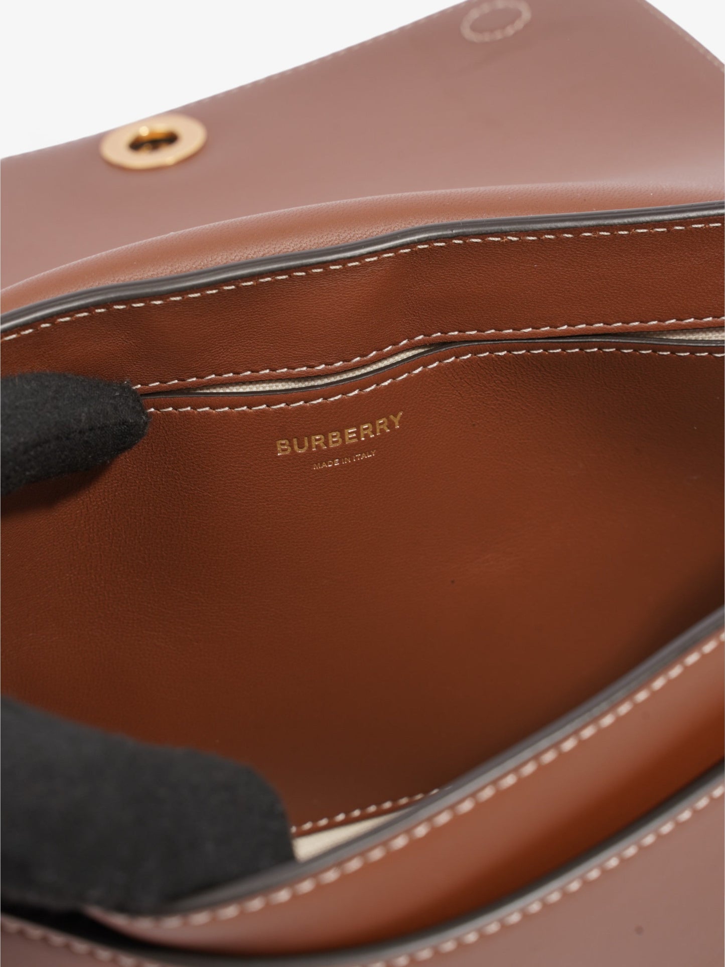 Burberry Note Brown  Leather