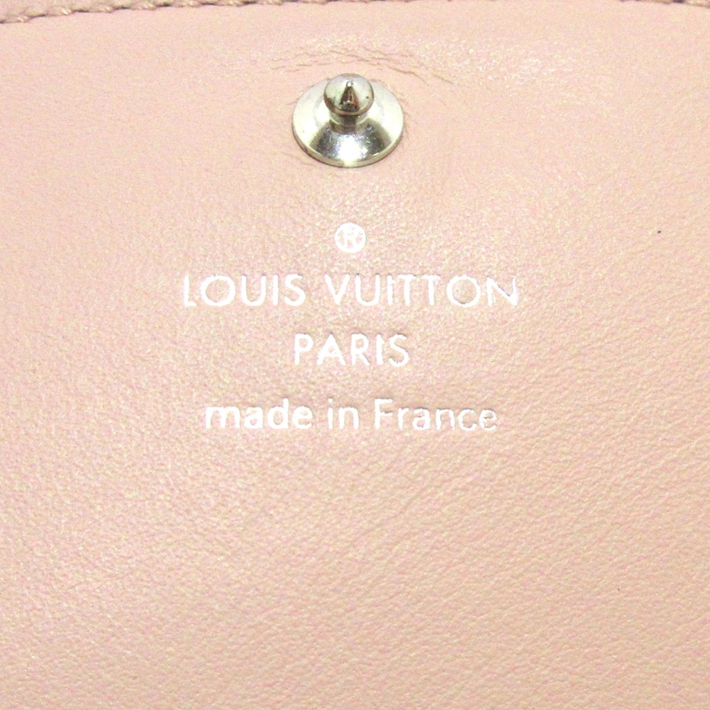 Pink Louis Vuitton Monogram Mahina Iris Compact Wallet