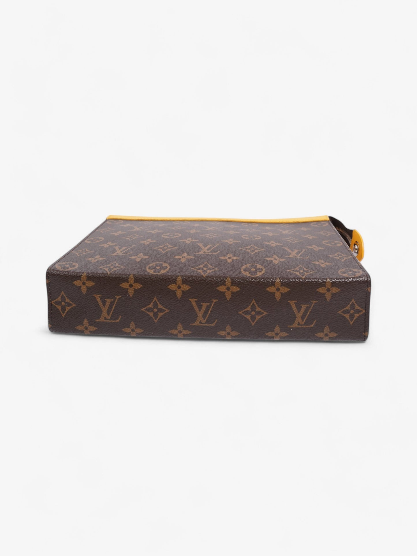 Louis Vuitton Pochette Voyage Monogram / Yellow Coated Canvas MM