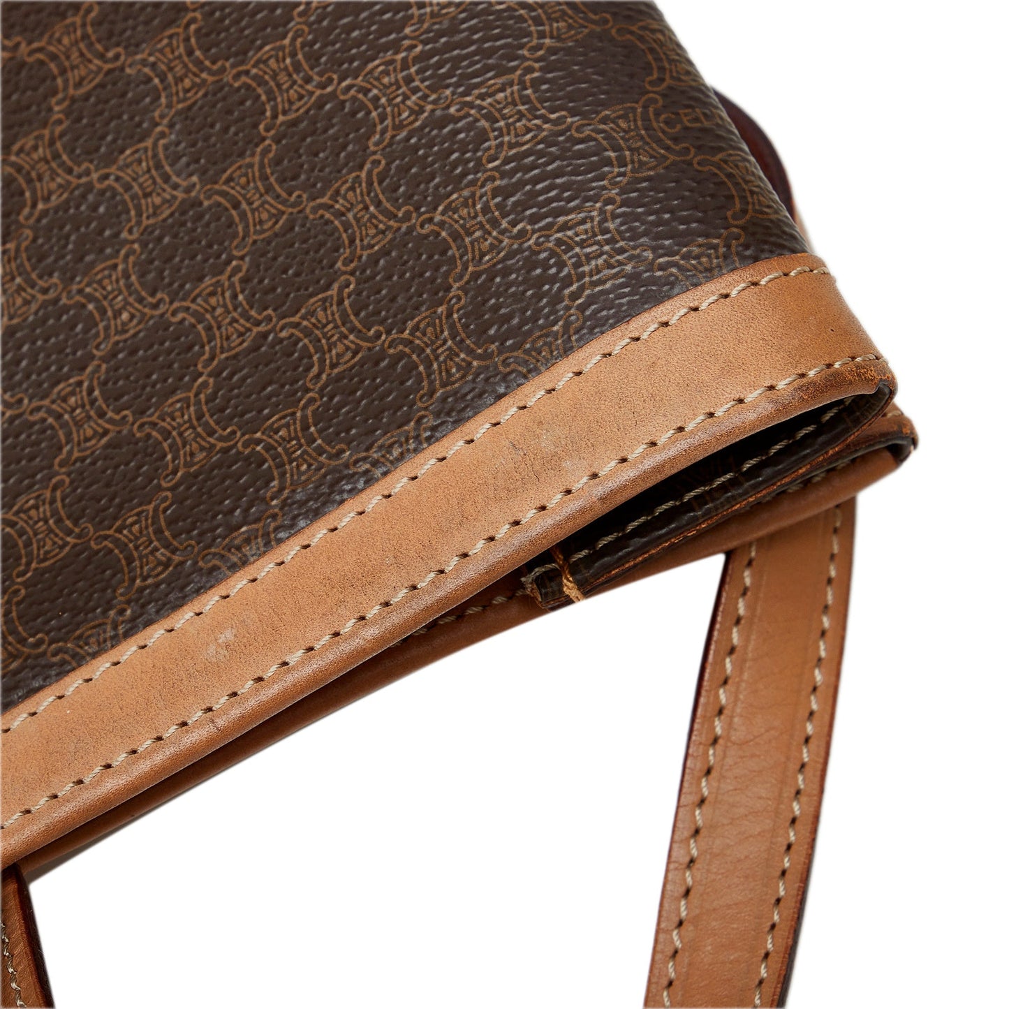 Brown Celine Macadam Tote