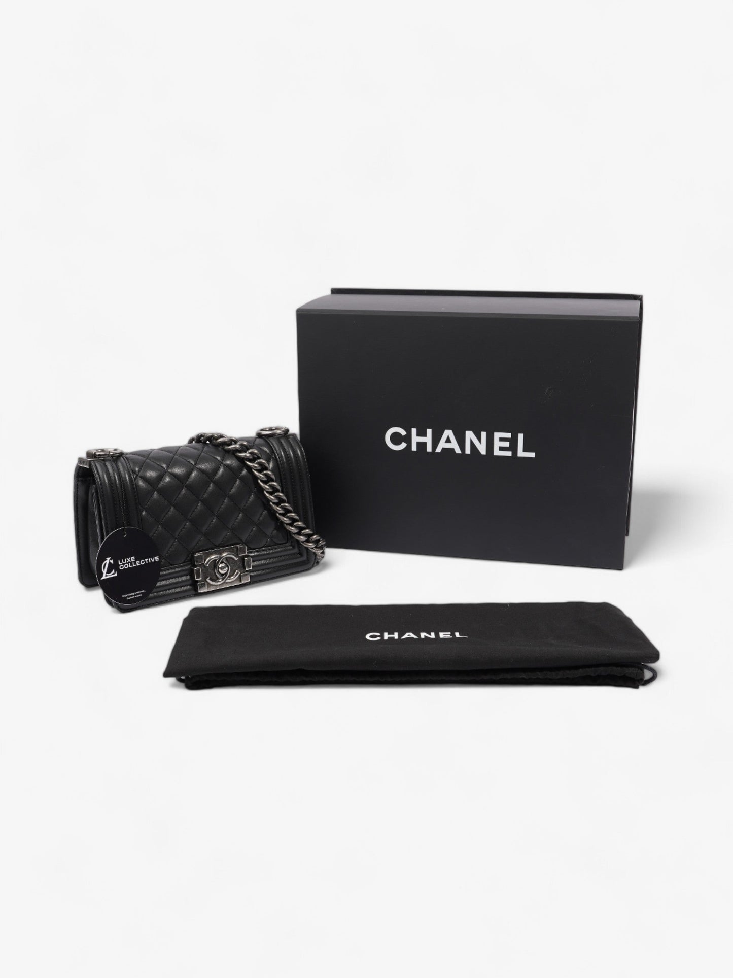 Chanel Boy Bag Black Leather Small