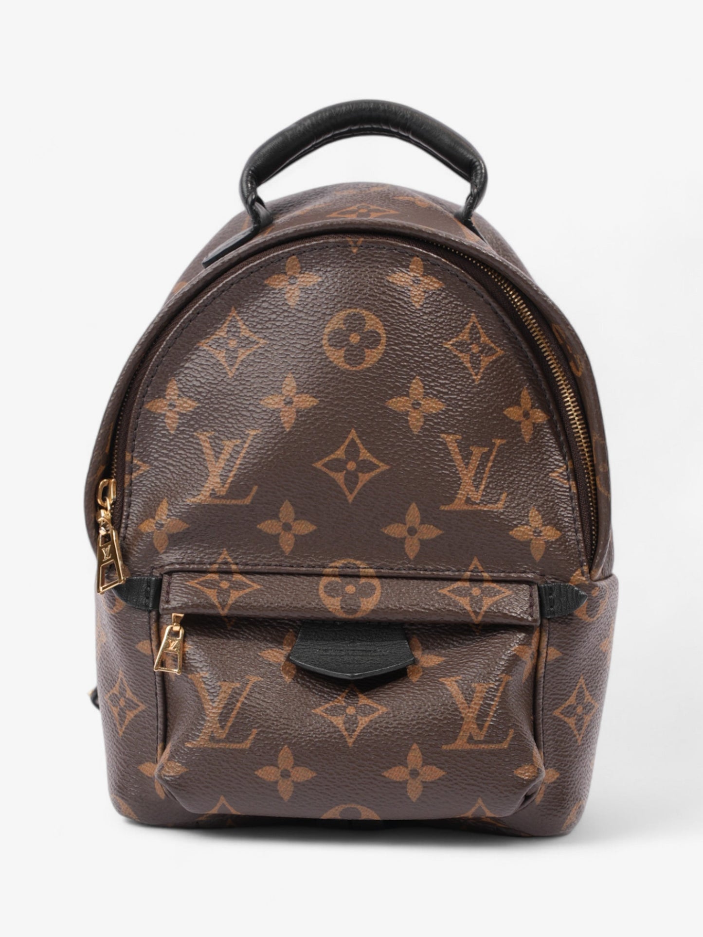 Louis Vuitton Palm Springs Monogram / Black Coated Canvas Mini