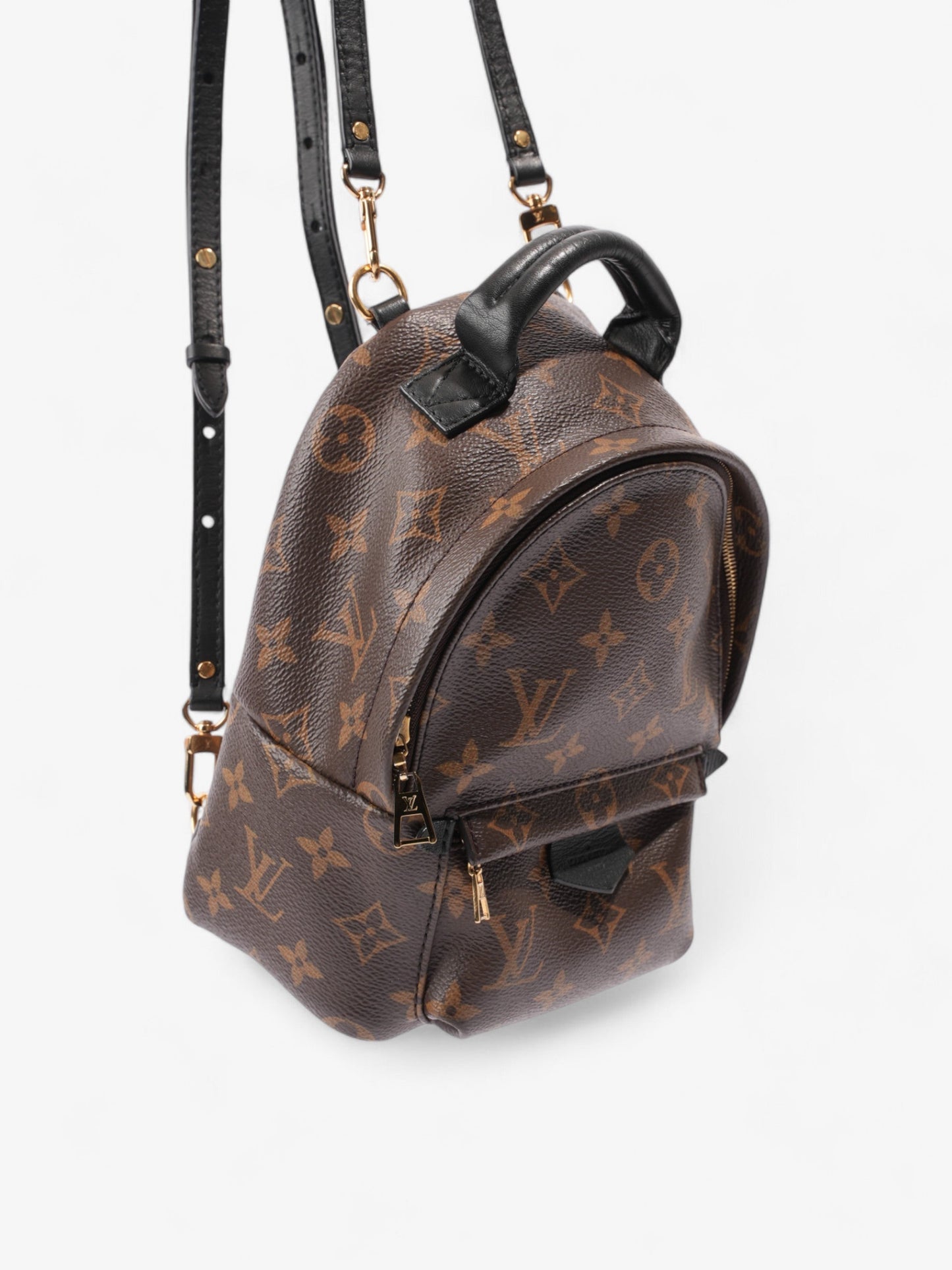 Louis Vuitton Palm Springs Monogram / Black Coated Canvas Mini