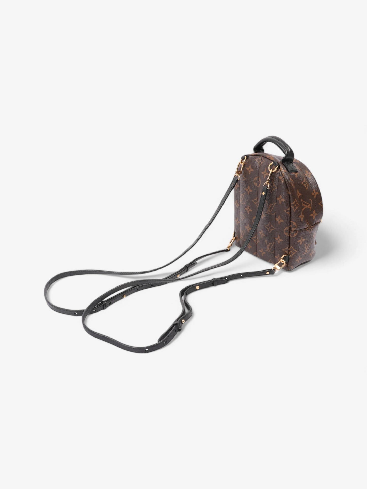 Louis Vuitton Palm Springs Monogram / Black Coated Canvas Mini