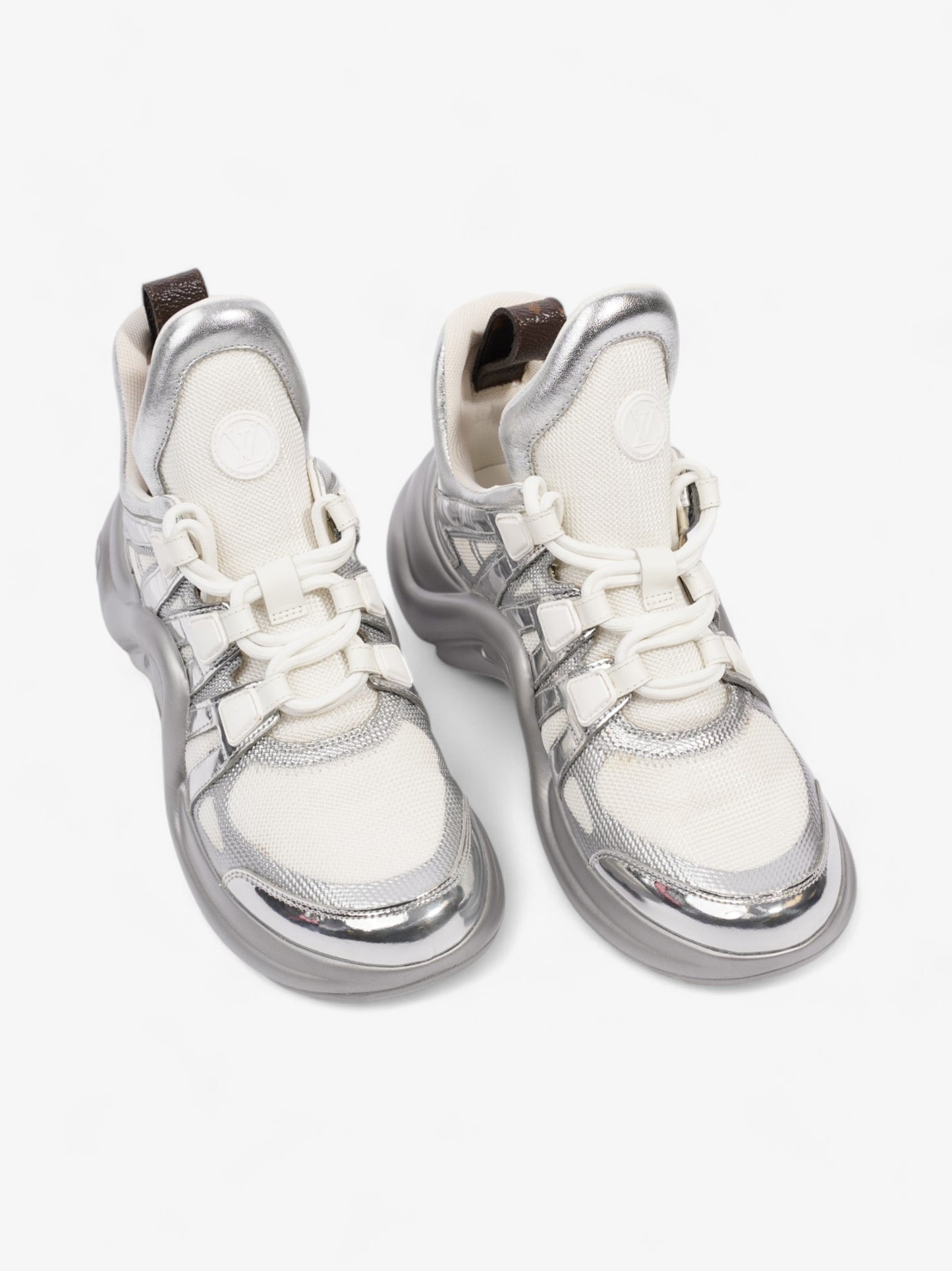 Louis Vuitton Archlight Silver / White Mesh EU 37 UK 4